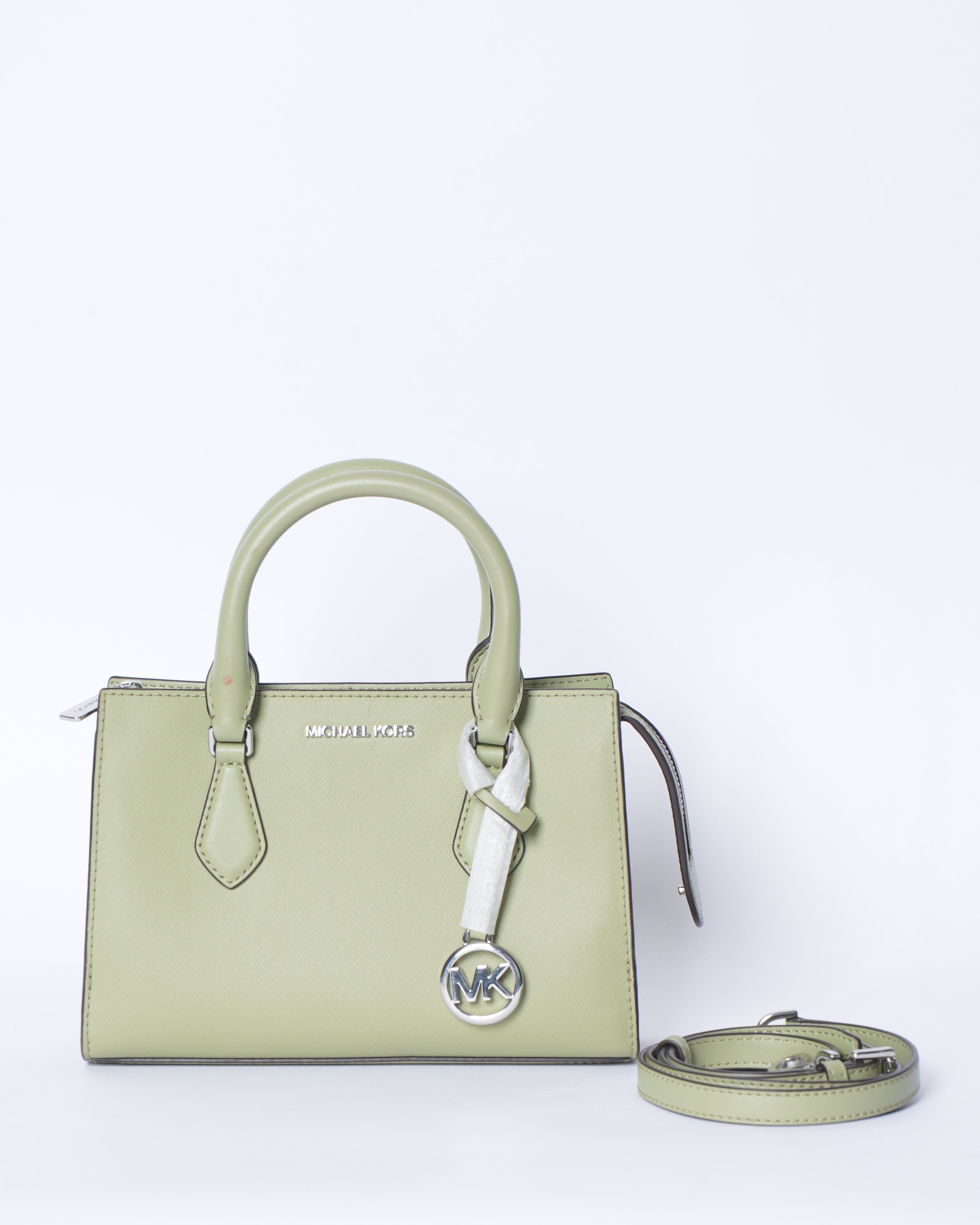 New MK Green Hope Top Handle Crossbody Bag