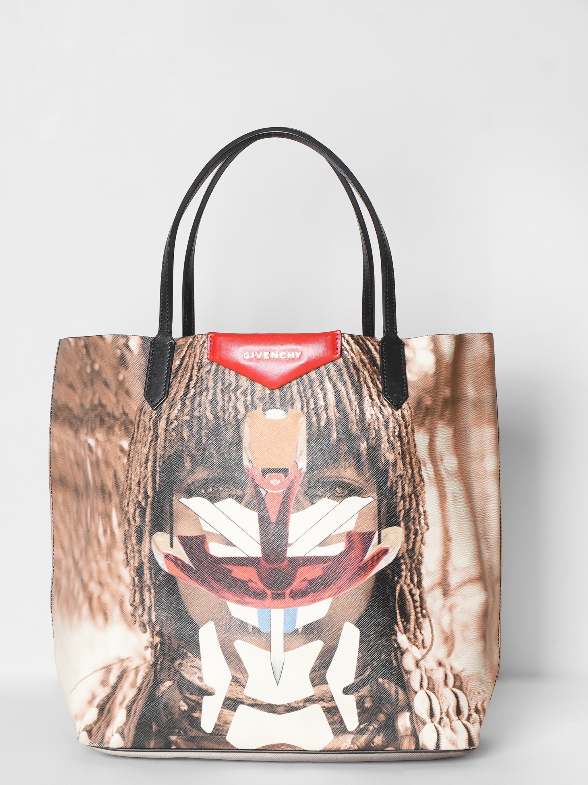 Givenchy Tribal Print Canvas Tote Bag