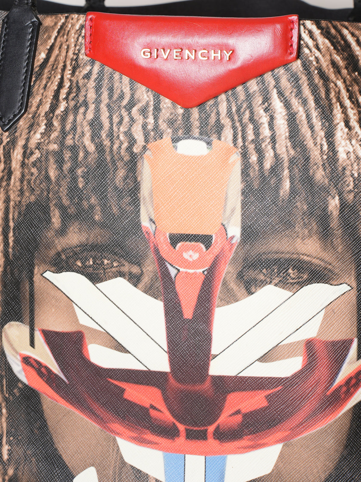 Givenchy Tribal Print Canvas Tote Bag