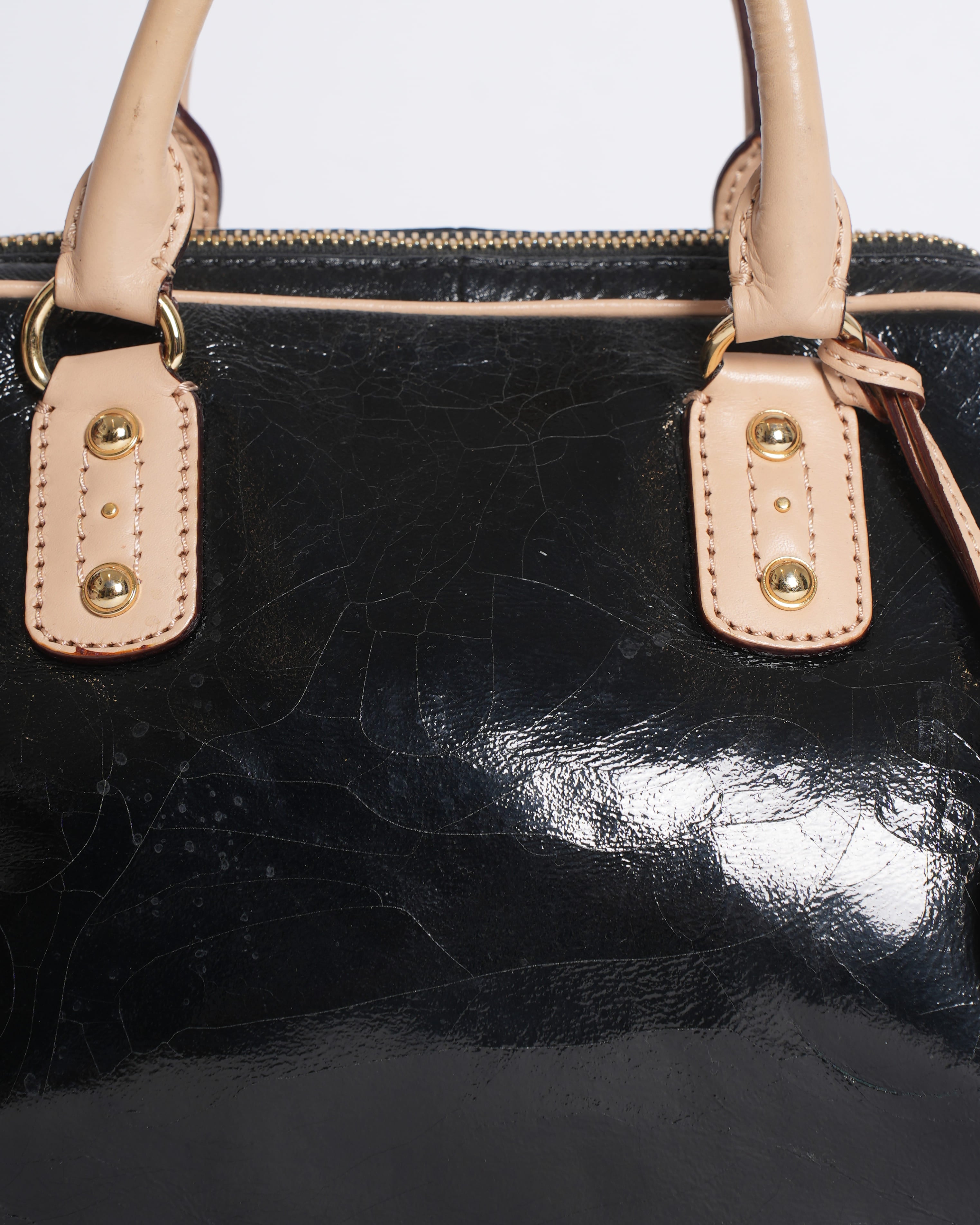 Michael Kors Mini Top-Handle Box Bag in Black