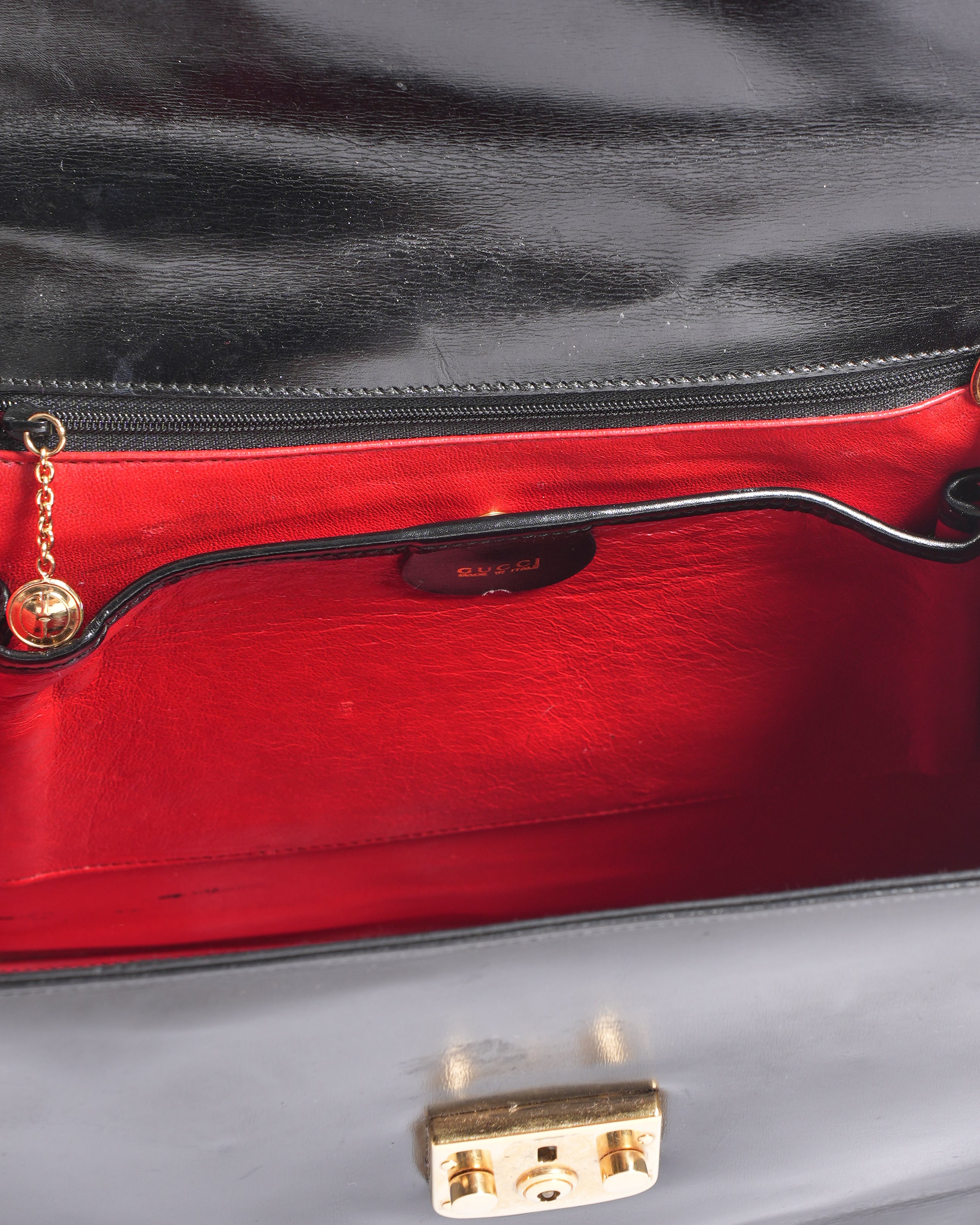 Vintage Gucci Lady Lock Bag in Black