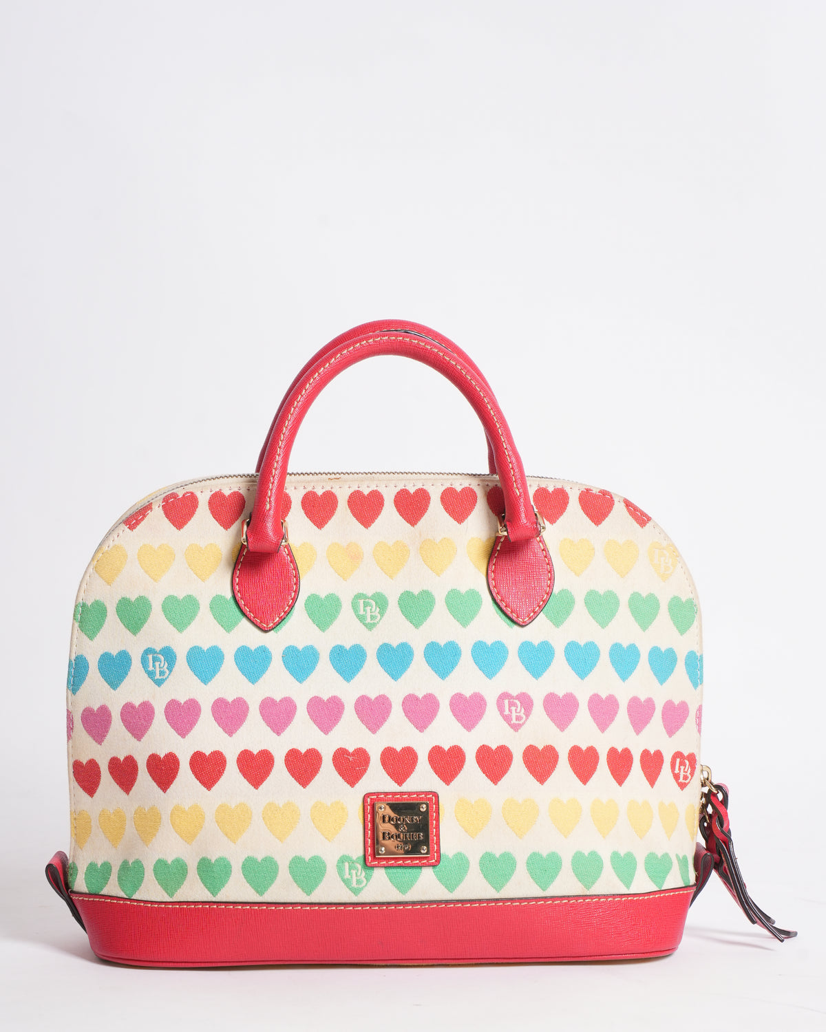 Dooney & Bourke Bitsy Multicolor Heart Bag