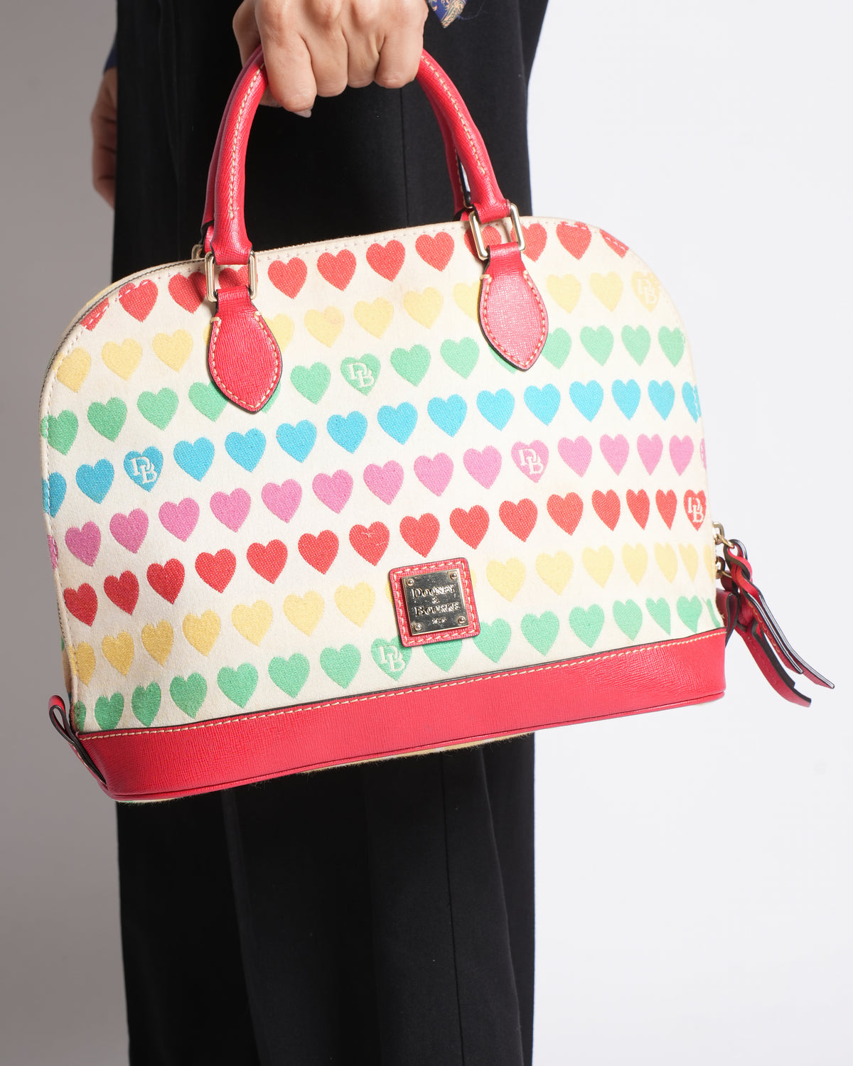 Dooney & Bourke Bitsy Multicolor Heart Bag