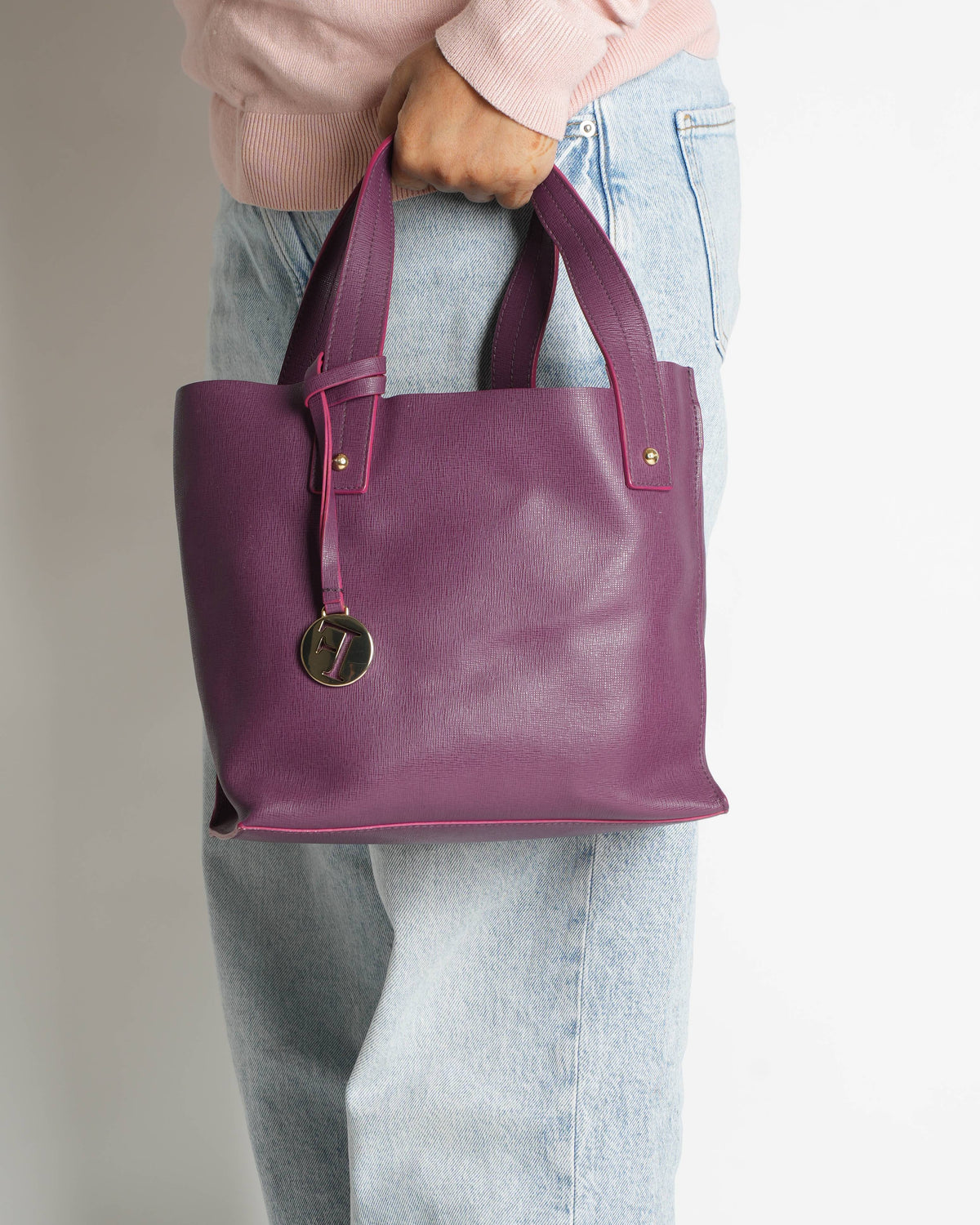 Furla Purple Bucket Bag