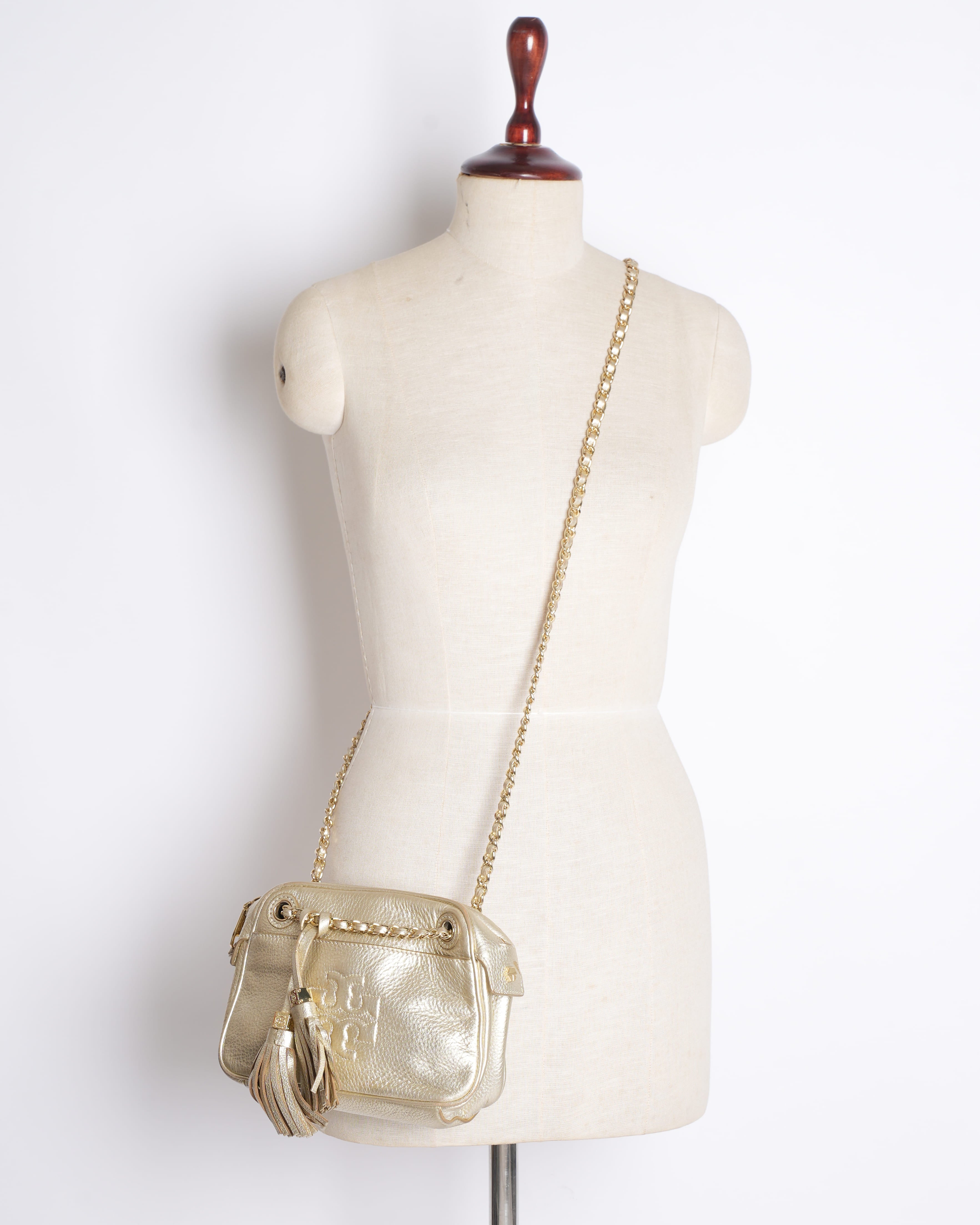 Tory Burch Gold Bag