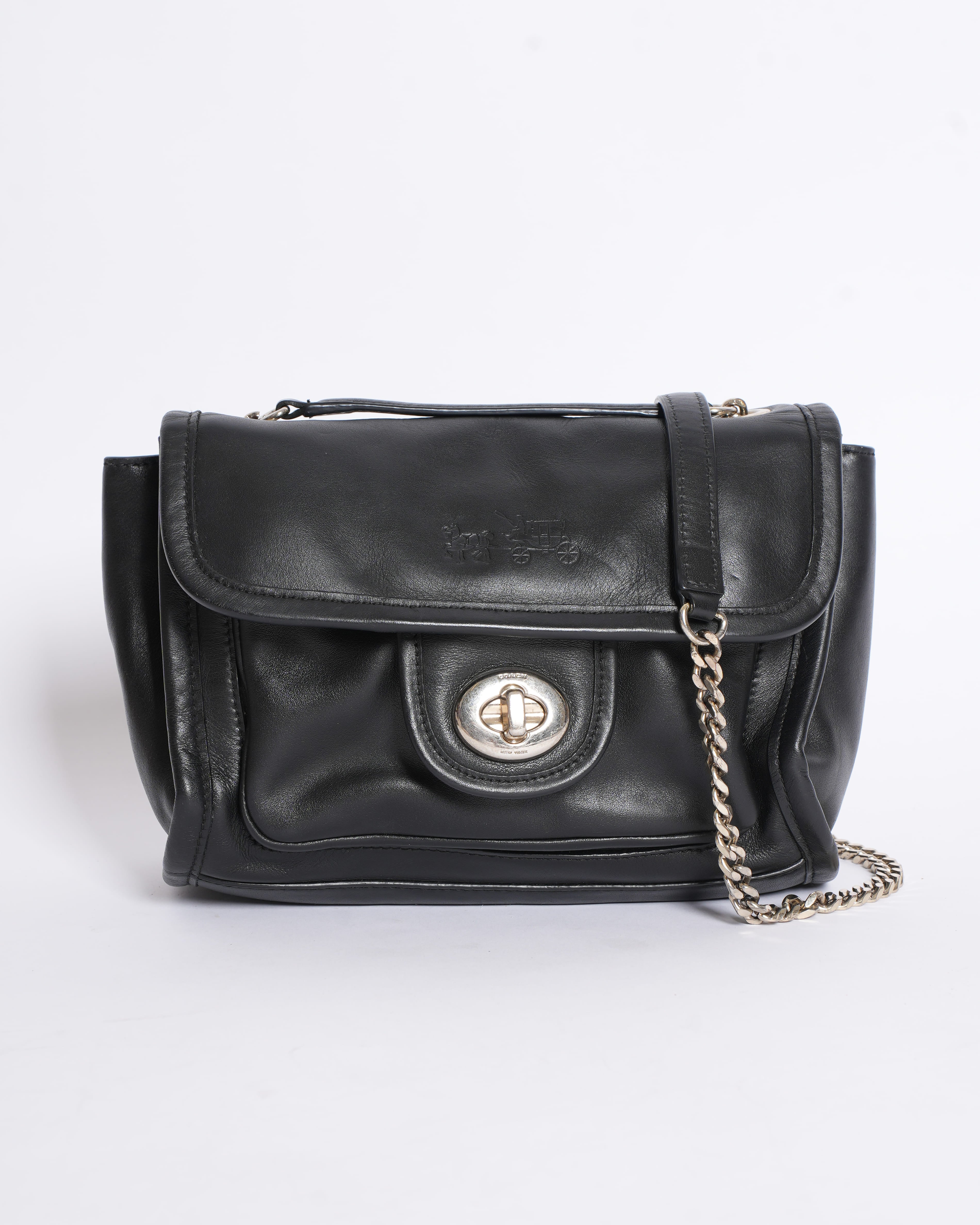 Coach Shoulder Bag In Black