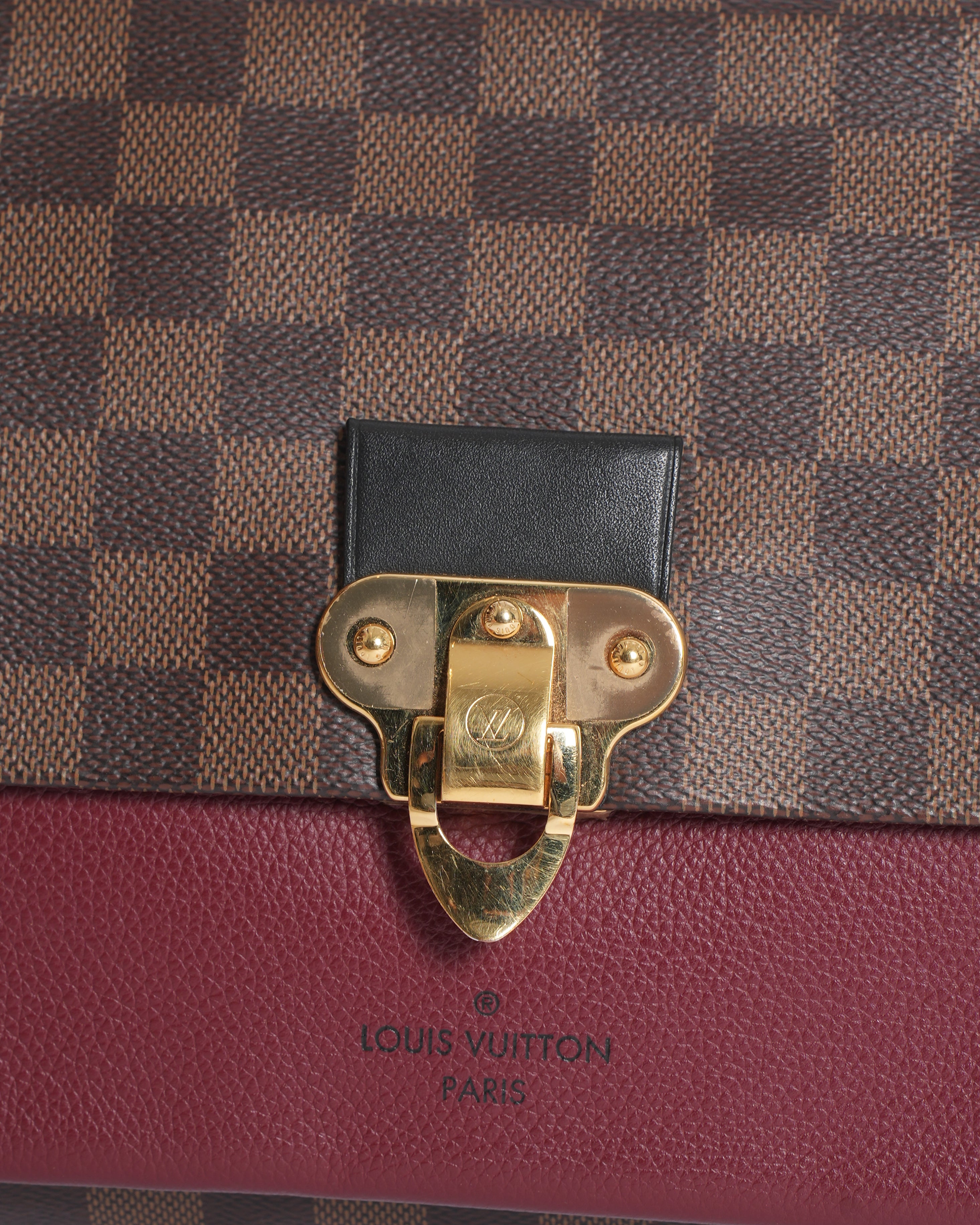 Louis vuitton Victoire Monogram Crossbody Bag In Brown & Maroon