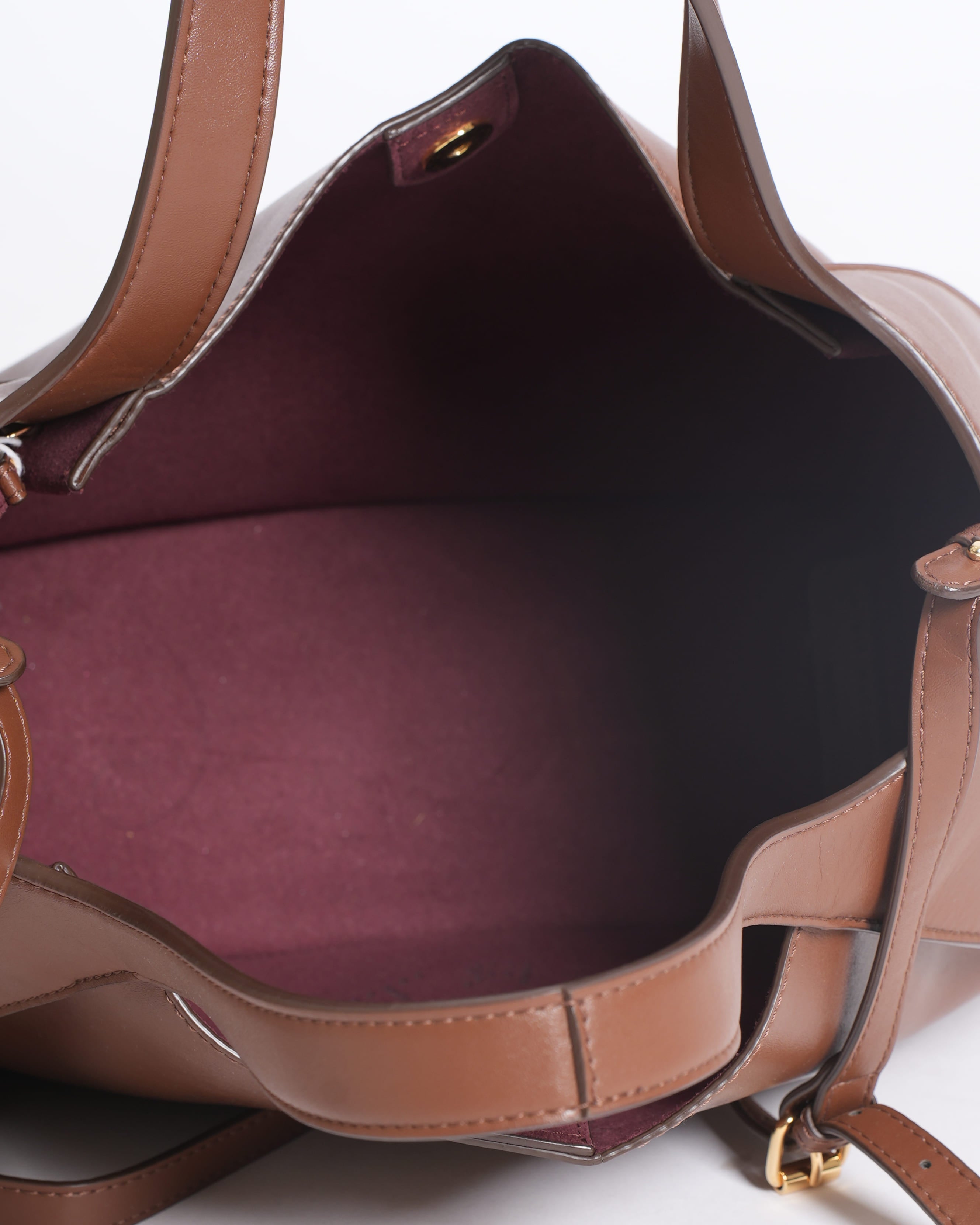 Stella McCartney Logo Tote Bag in Brown