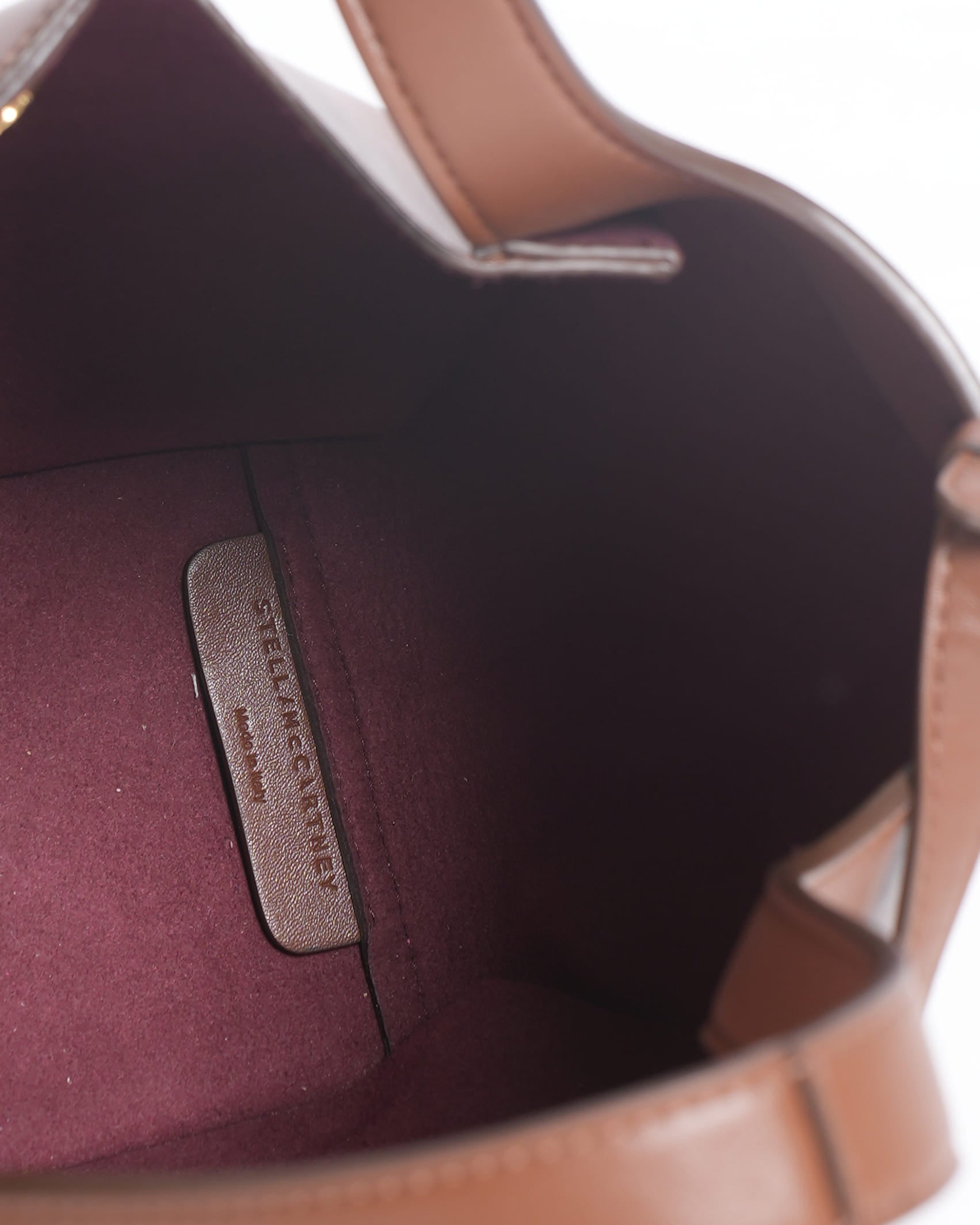 Stella McCartney Logo Tote Bag in Brown