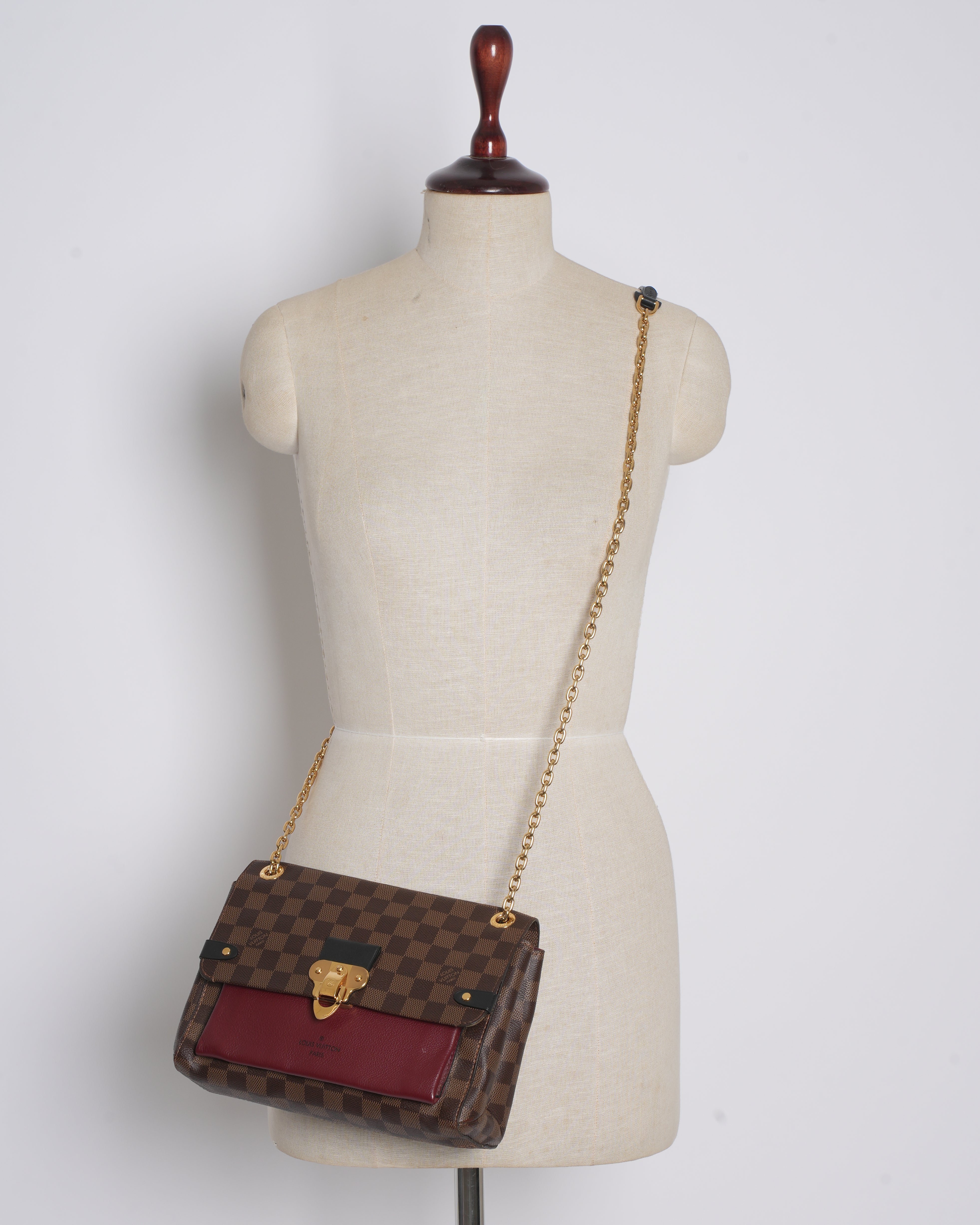 Louis vuitton Victoire Monogram Crossbody Bag In Brown & Maroon