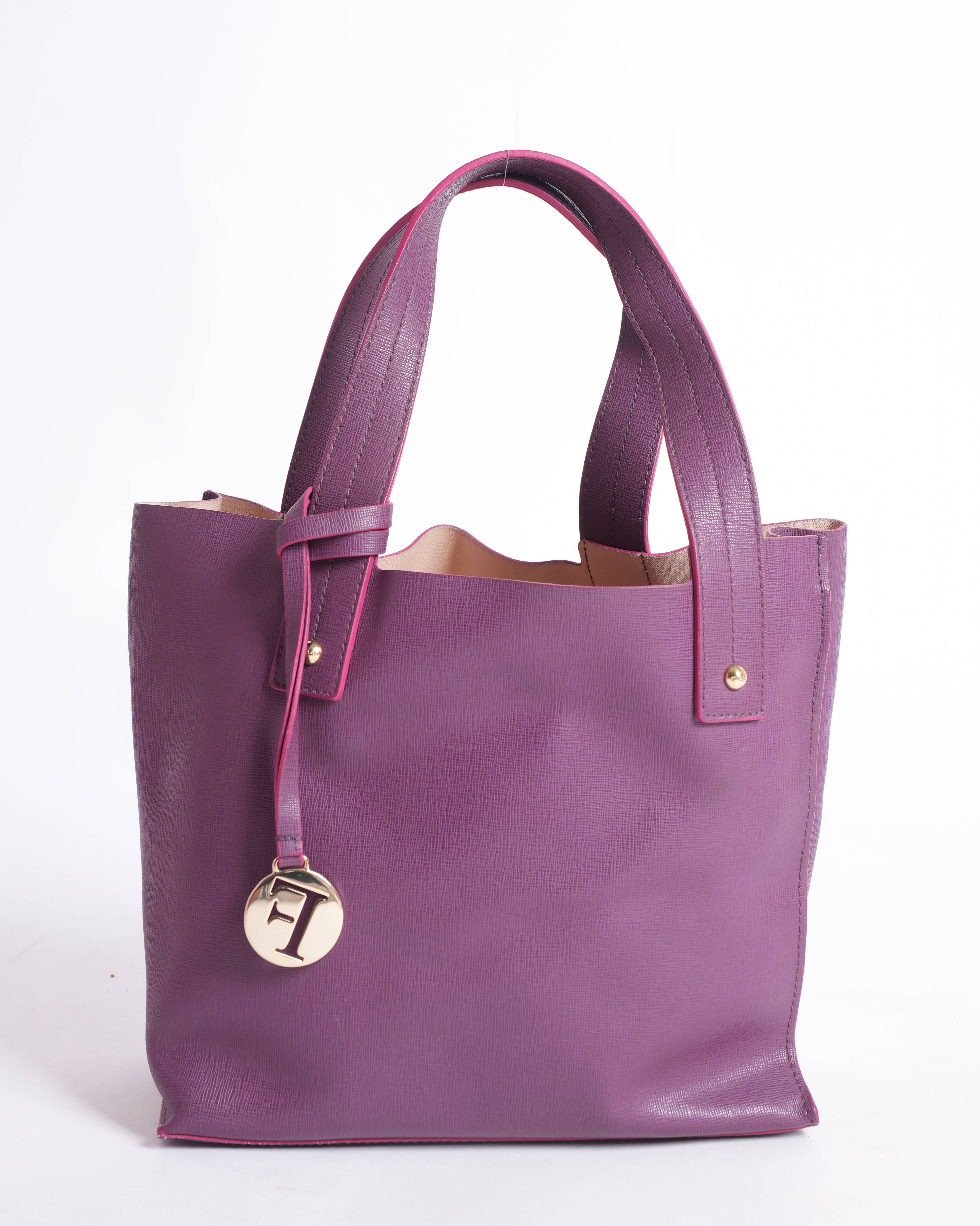 Furla Purple Bucket Bag