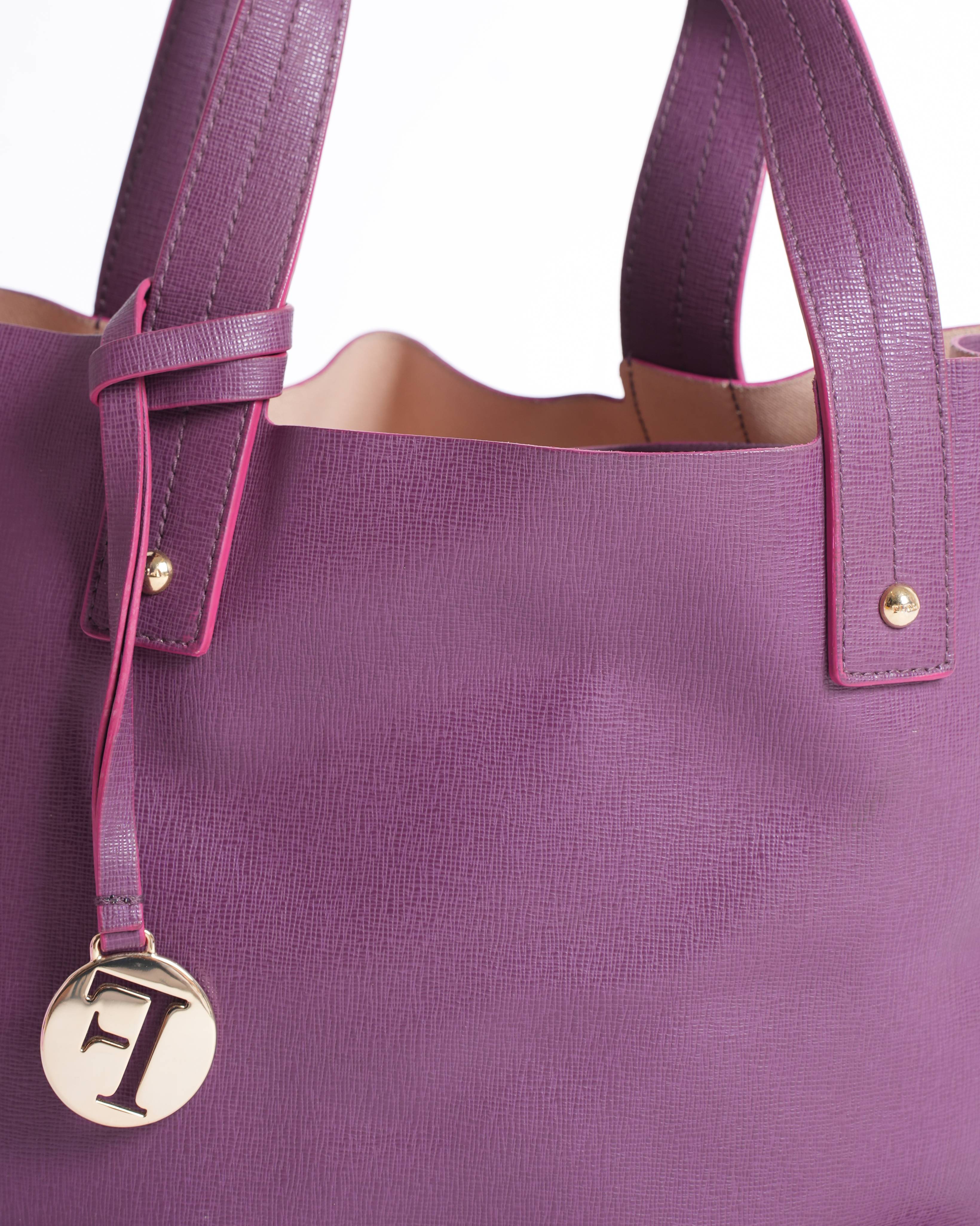 Furla Purple Bucket Bag