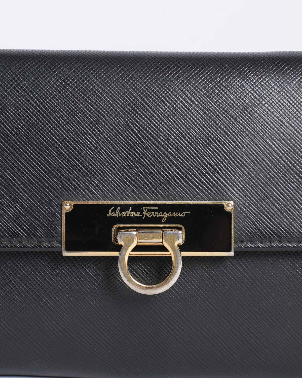 Salvatore Ferragamo Flap Lock Wallet
