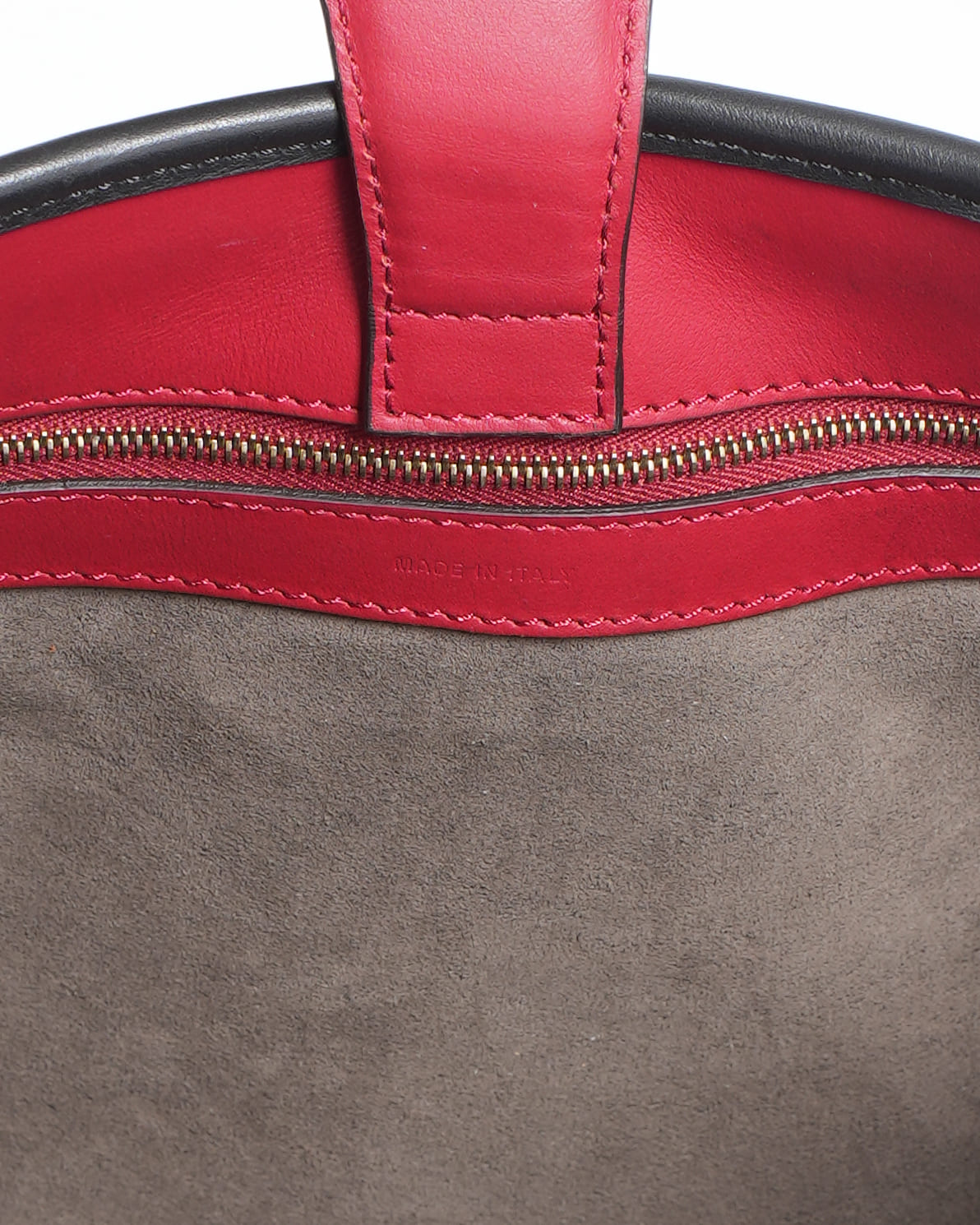 Fendi Red Calfskin Leather Runway Small Bag