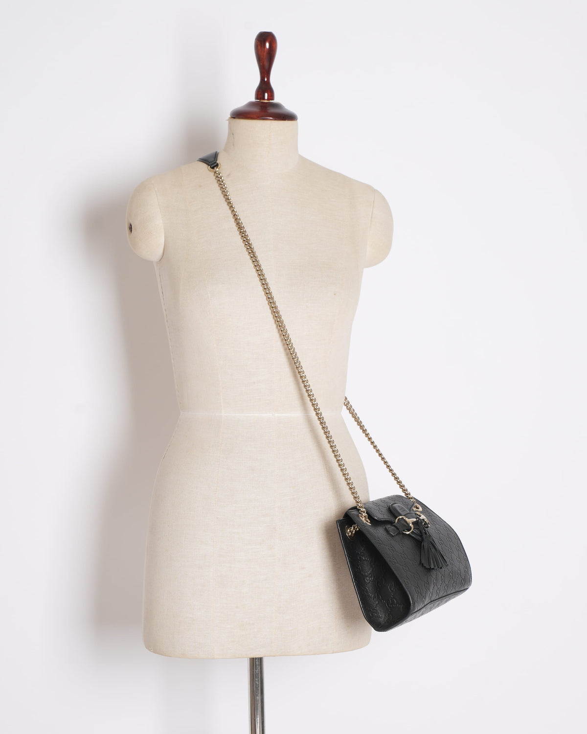 Gucci Emily Guccissima Chain Shoulder Bag