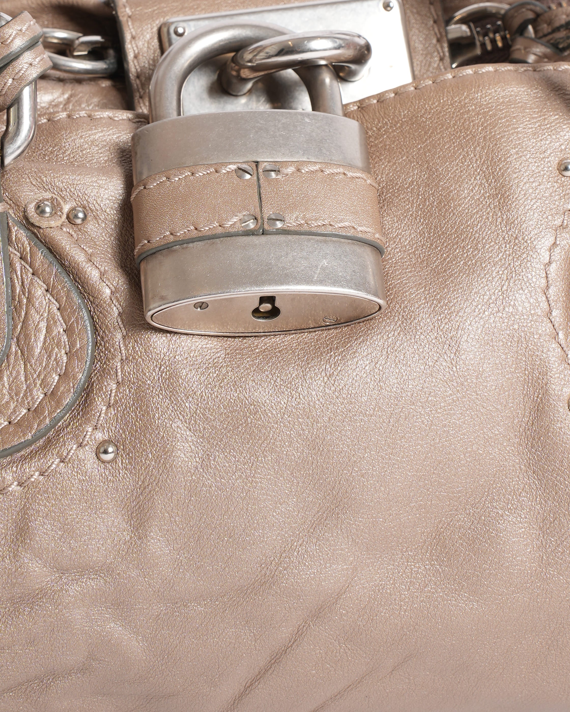 Chloé’s Argent Leather Paddington Shoulder Bag