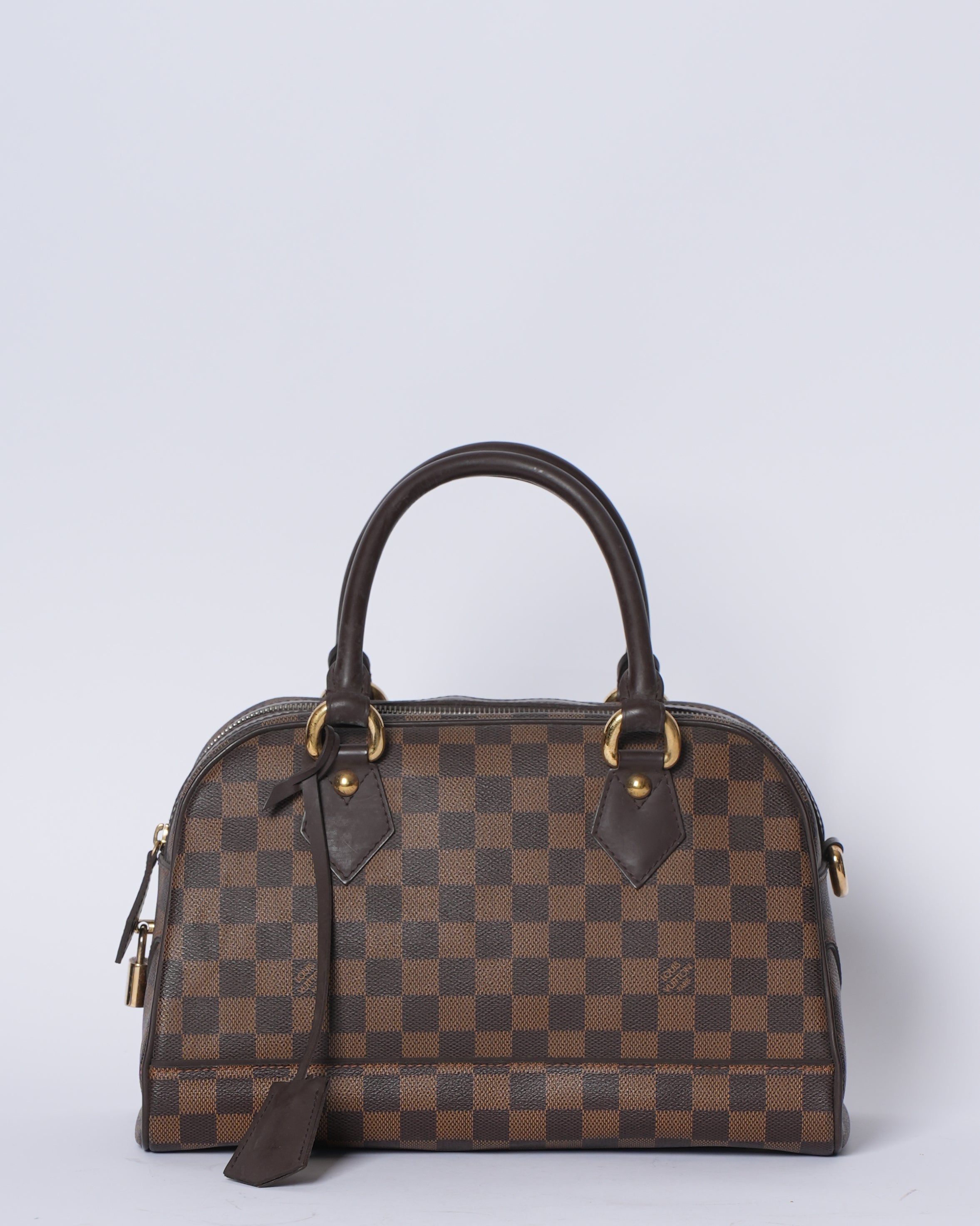 LV Duomo  Damier Brown Top Handle Bag