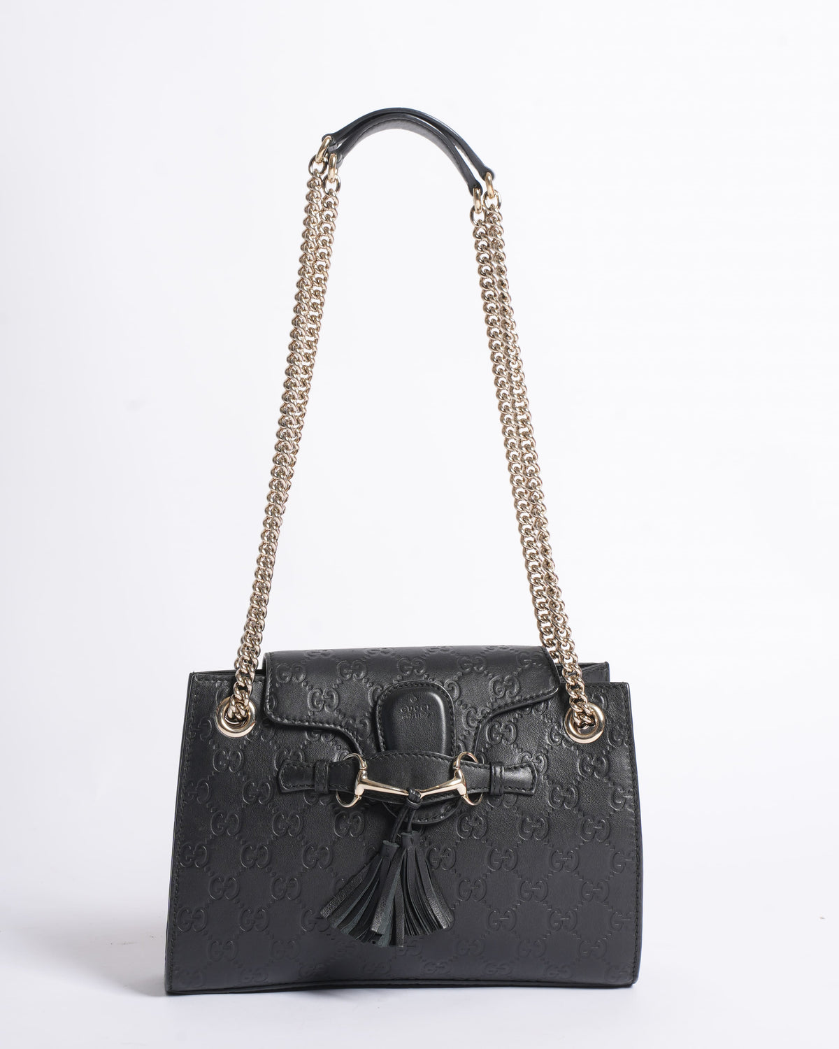 Gucci Emily Guccissima Chain Shoulder Bag