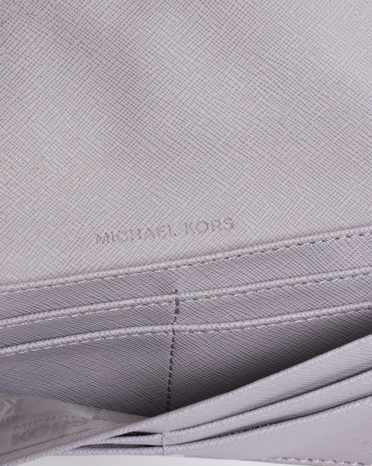 New Michael Kors Lavender Leather Wallet