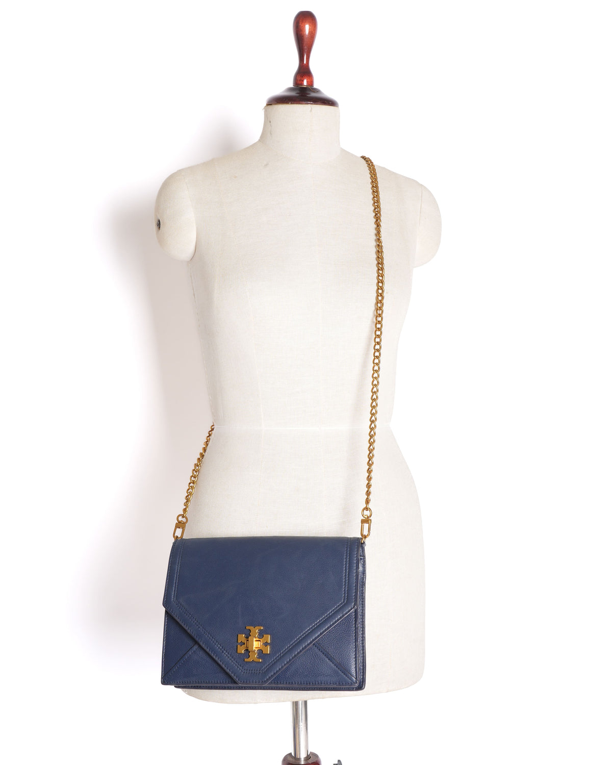 Tory Burch Kira Envelope Leather Crossbody Bag
