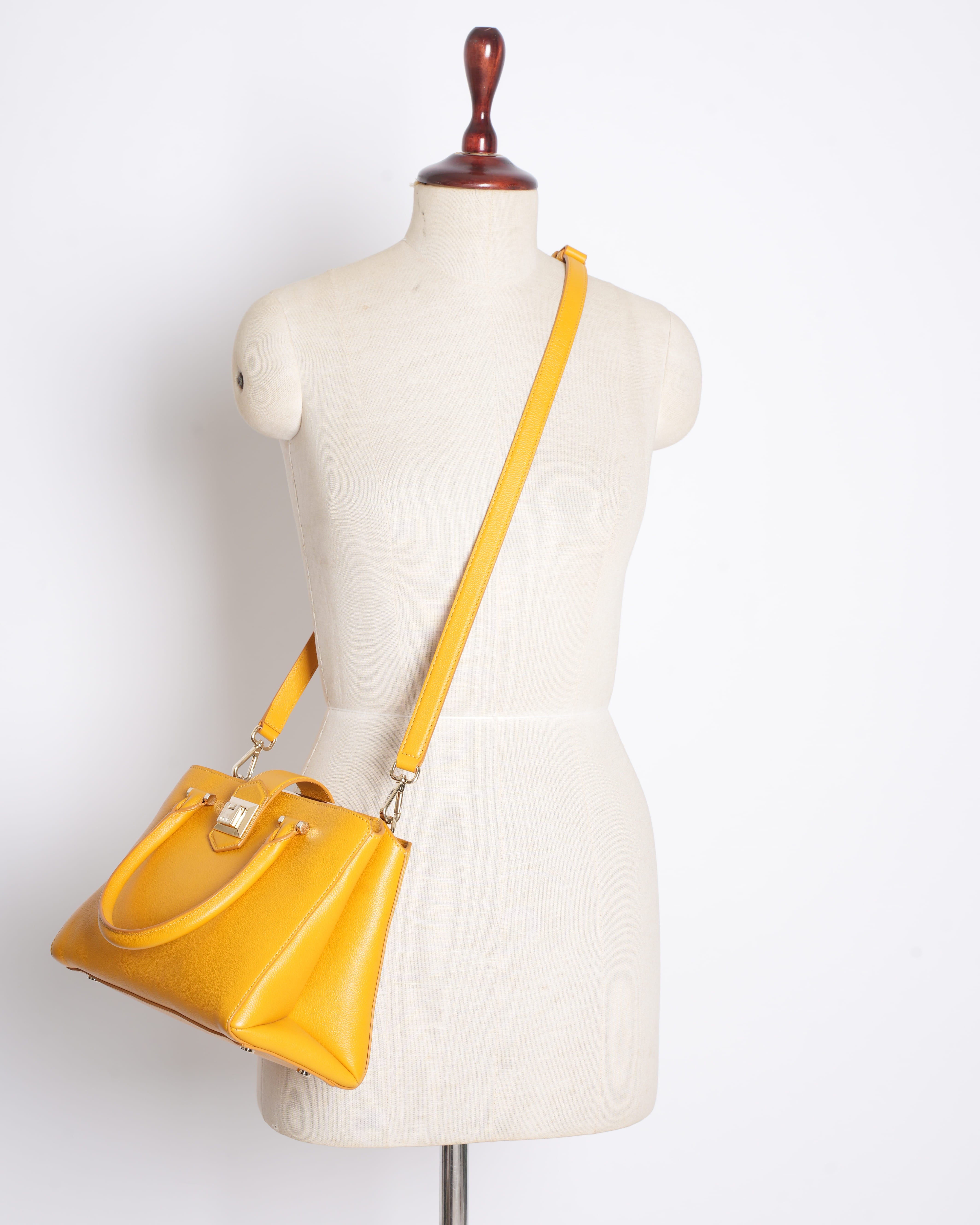 Jimmy Choo Top Handle Yellow Bag