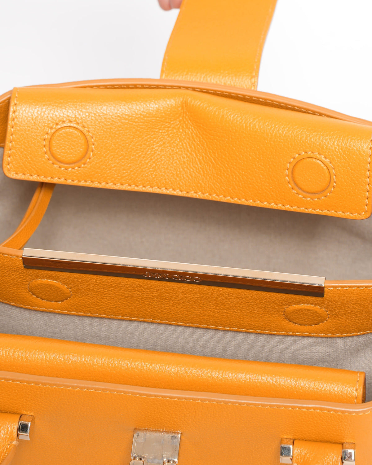 Jimmy Choo Top Handle Yellow Bag