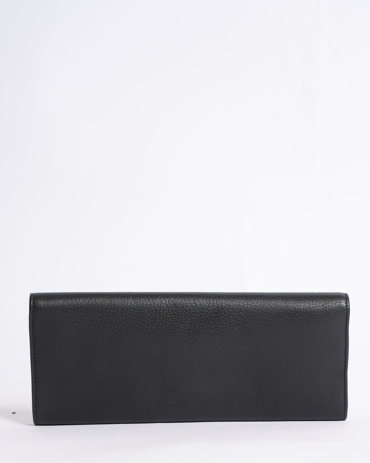 GUCCI BLACK LEATHER CLUTCH BAG
