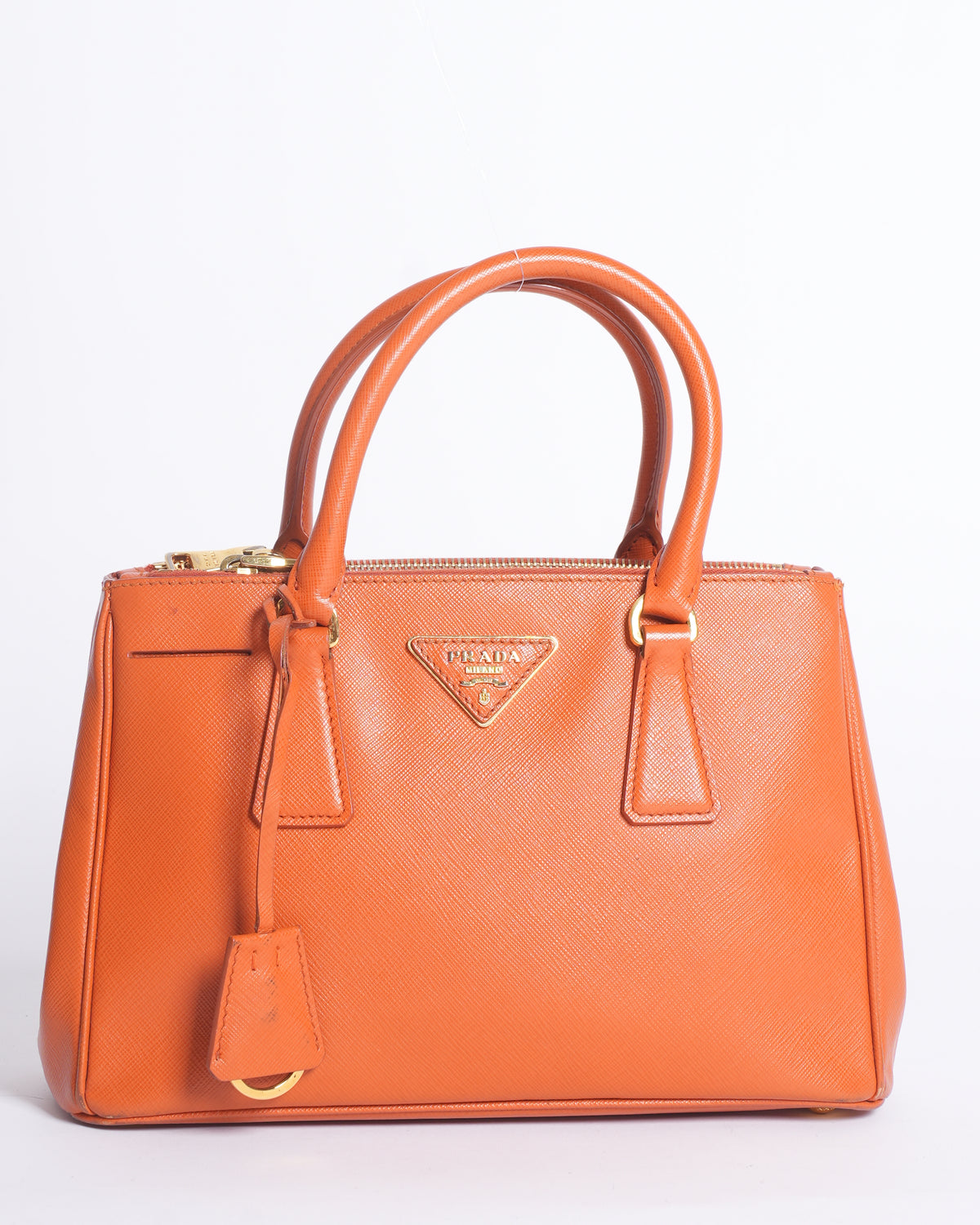 Prada Small Galleria Saffiano Leather Bag with Crossbody Strap
