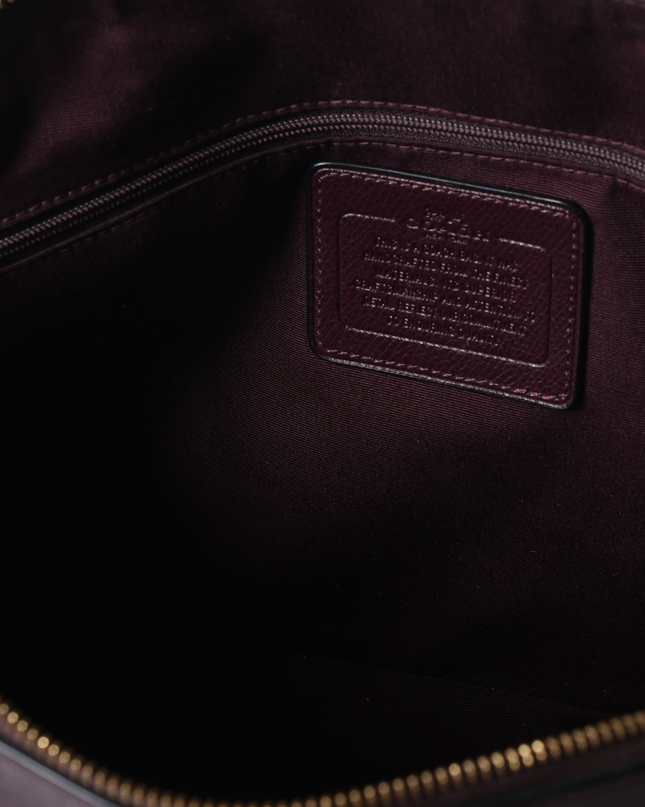 Coach maroon Bag