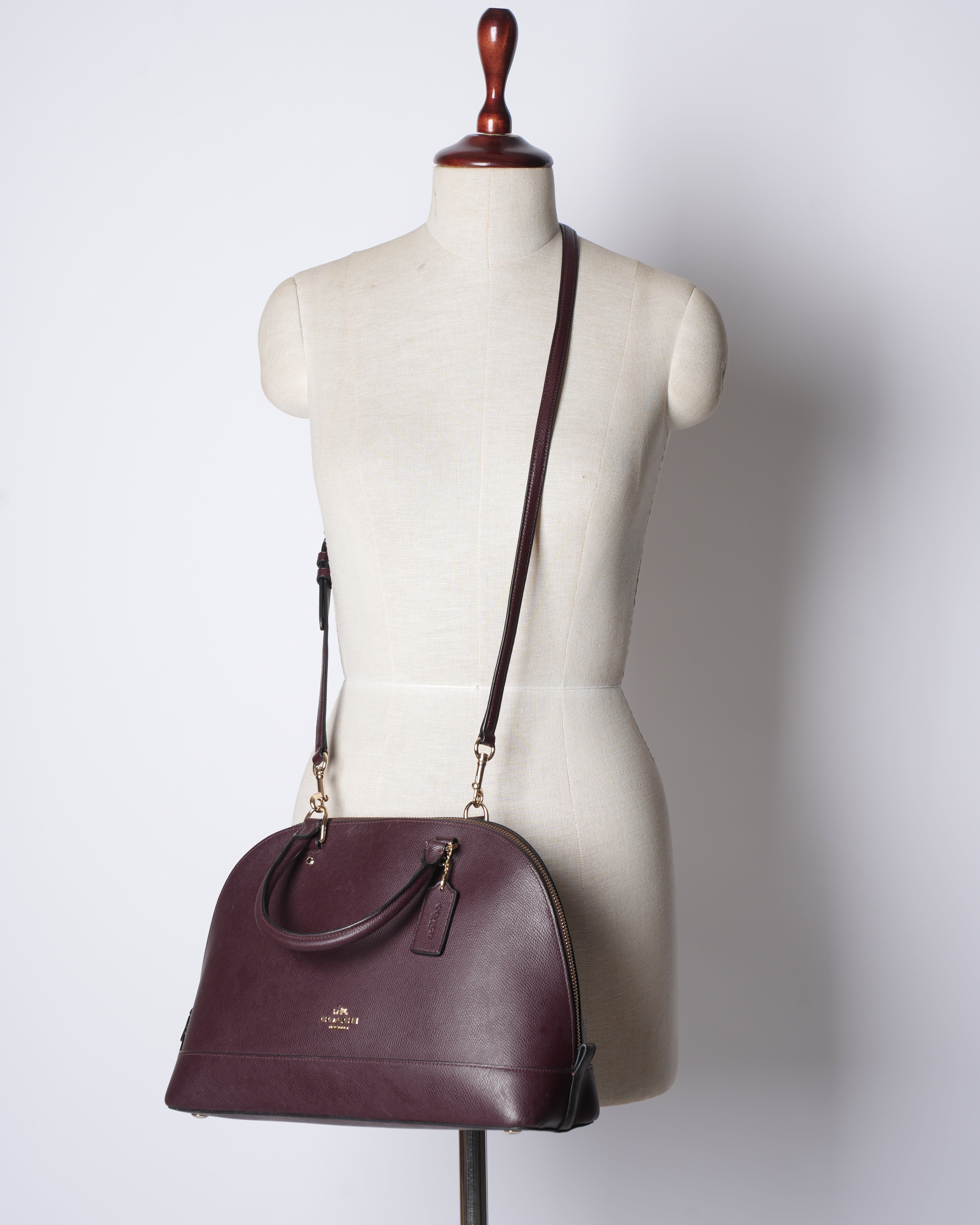 Coach maroon Bag