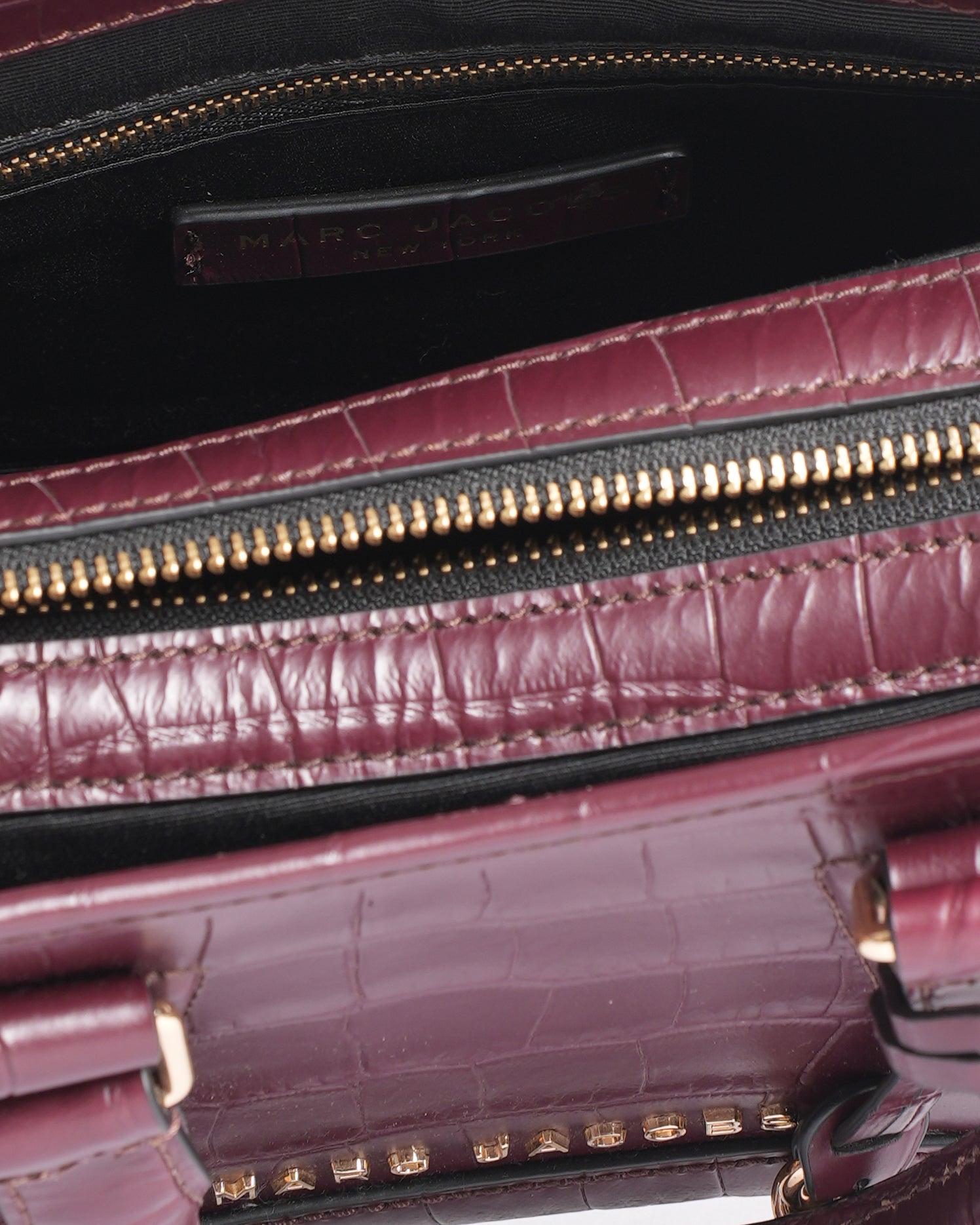 Marc Jacob Croc Drifter Small Satchel