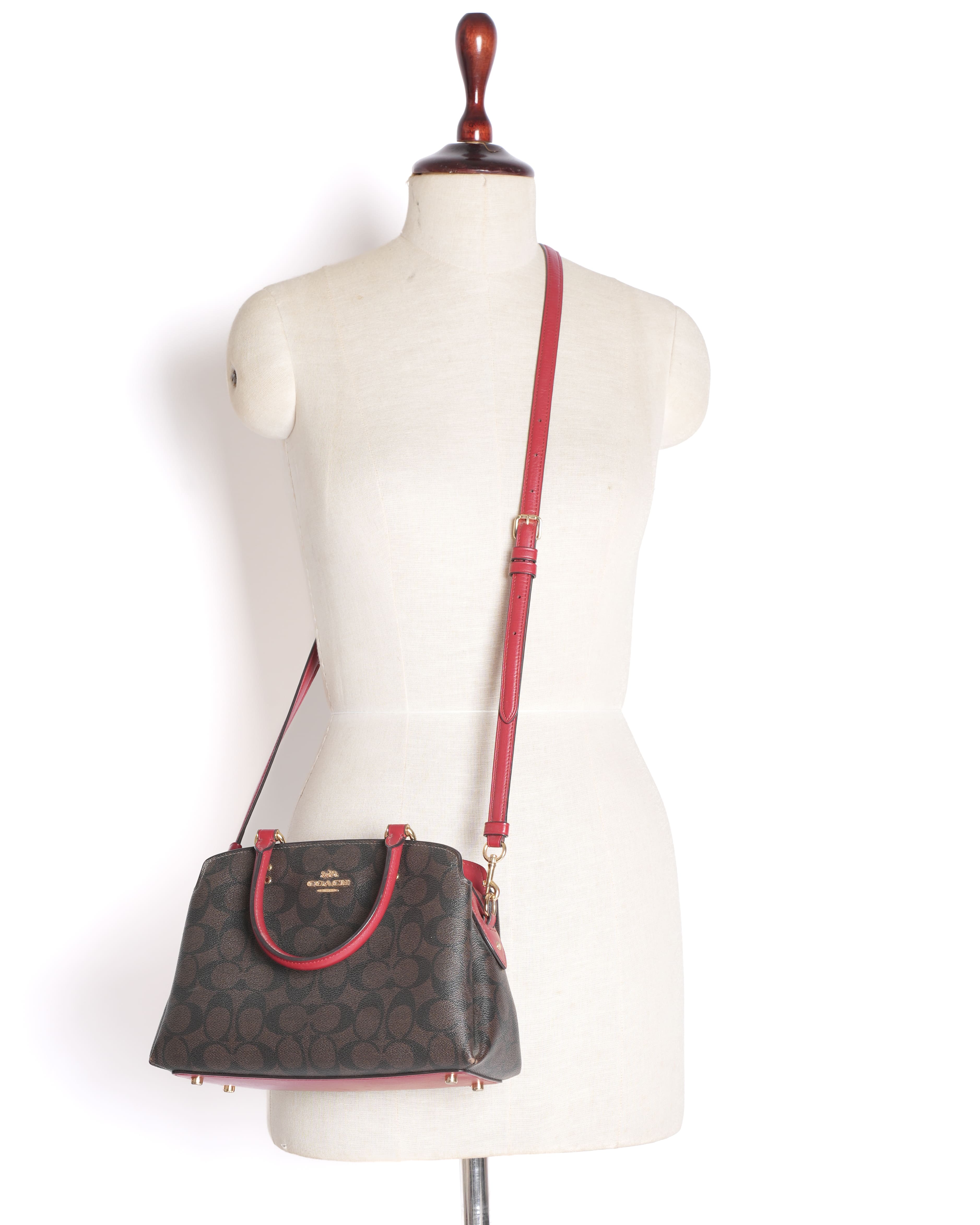 Coach Monogram Top Handle Bag