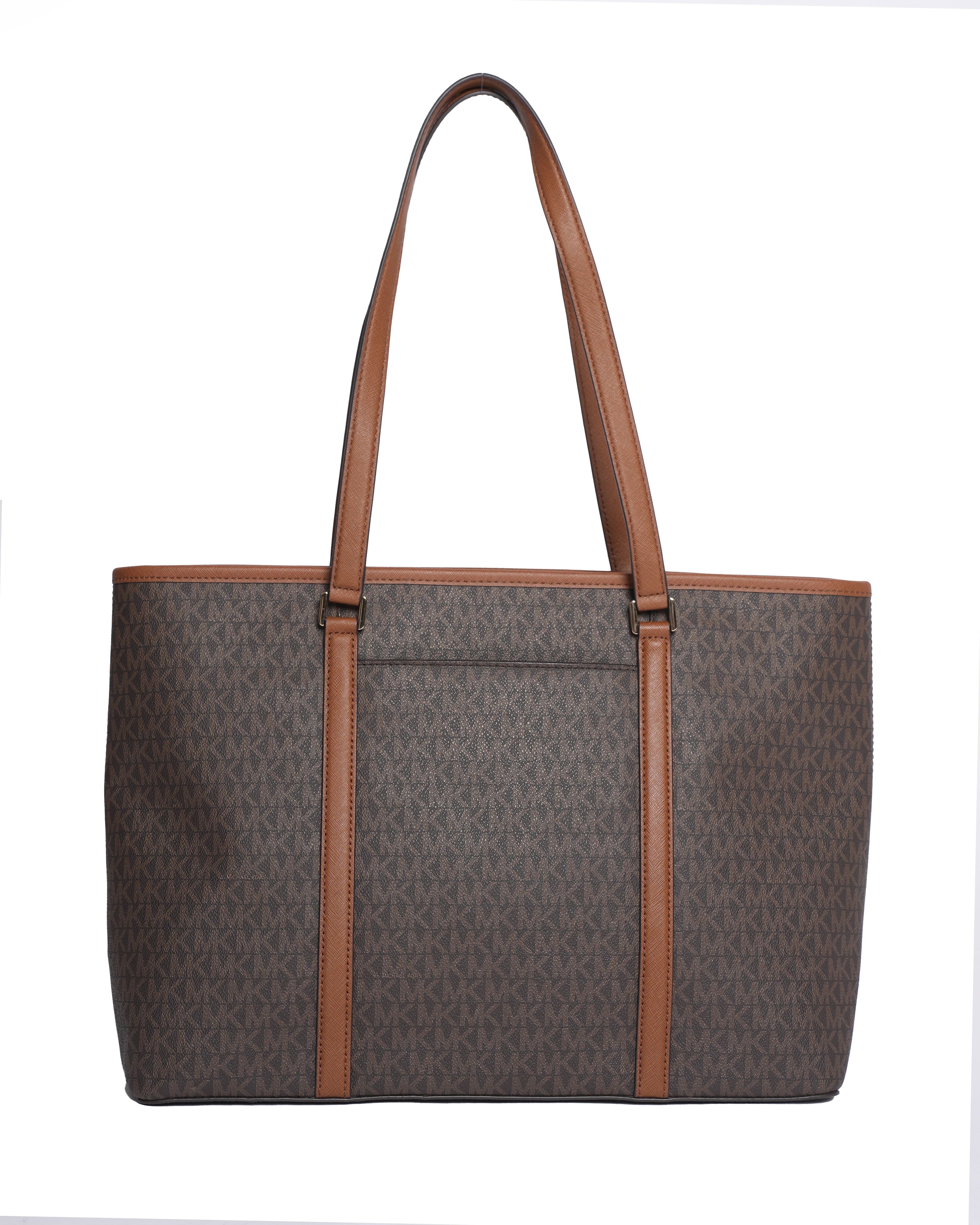 Michael Kors Monogram Tote Bag in Brown