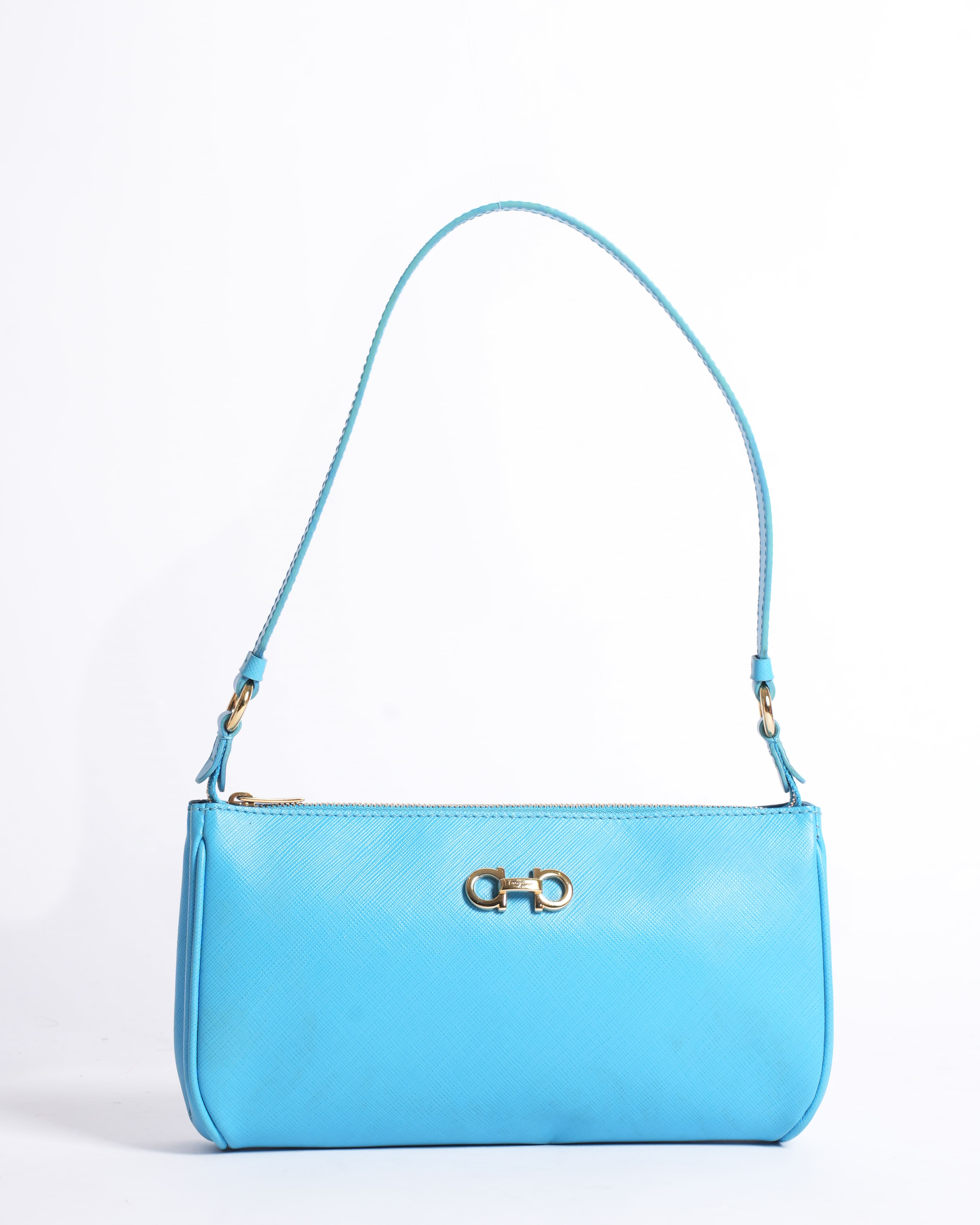 Salvatore Ferragamo Shoulder Bag In Blue