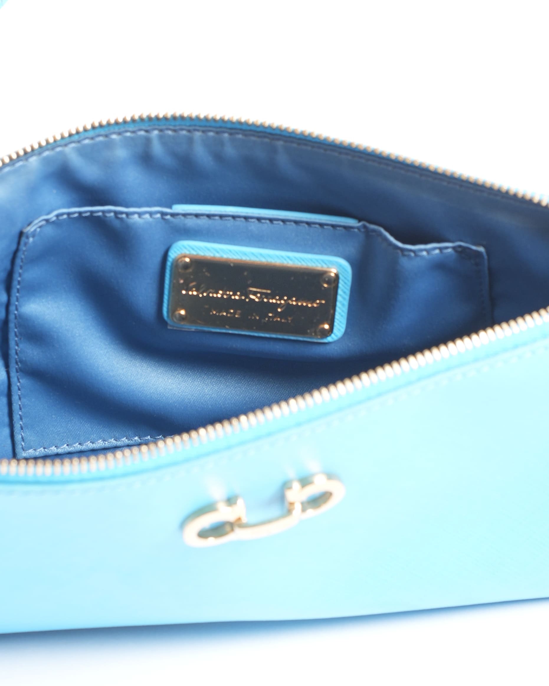 Salvatore Ferragamo Shoulder Bag In Blue