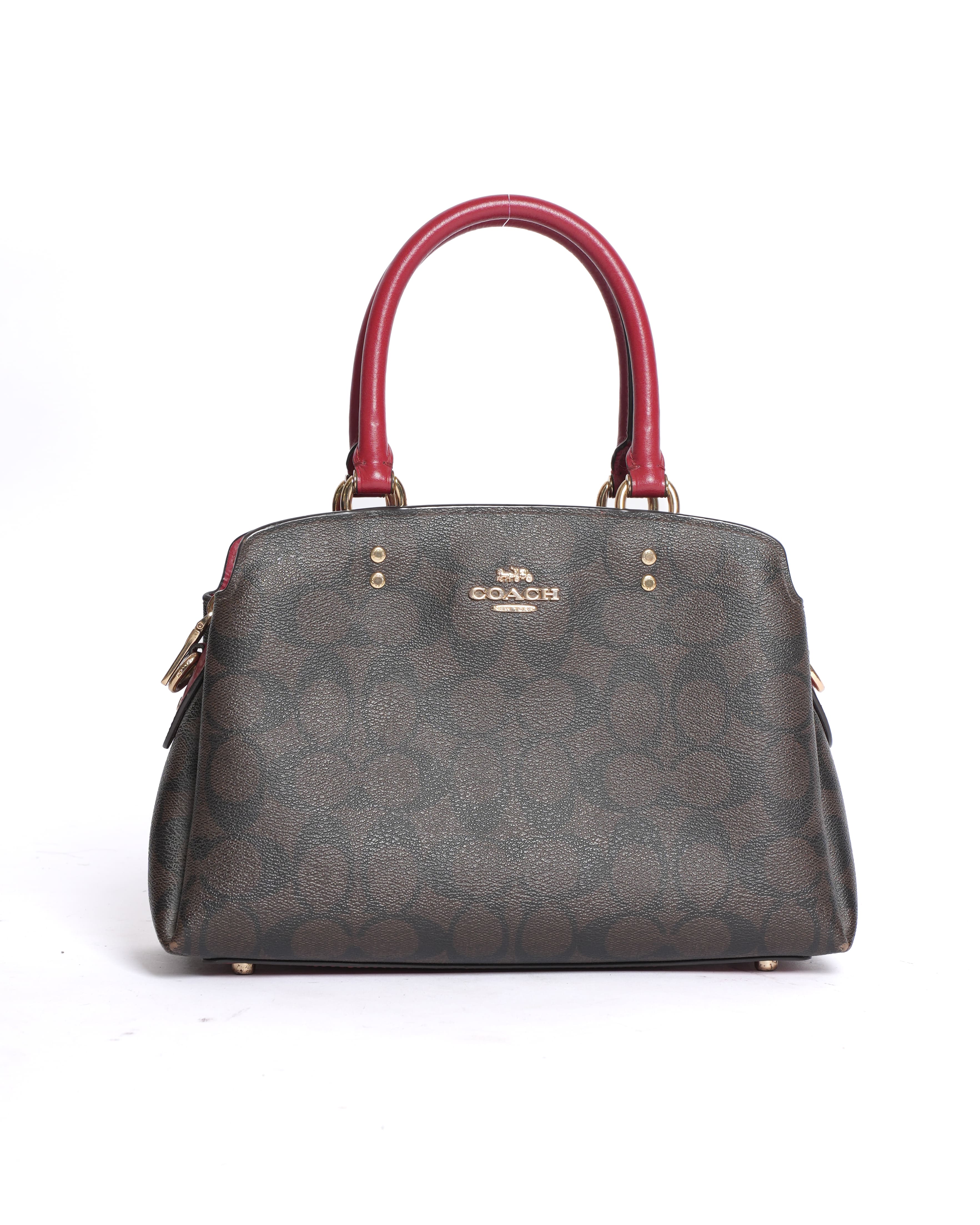 Coach Monogram Top Handle Bag