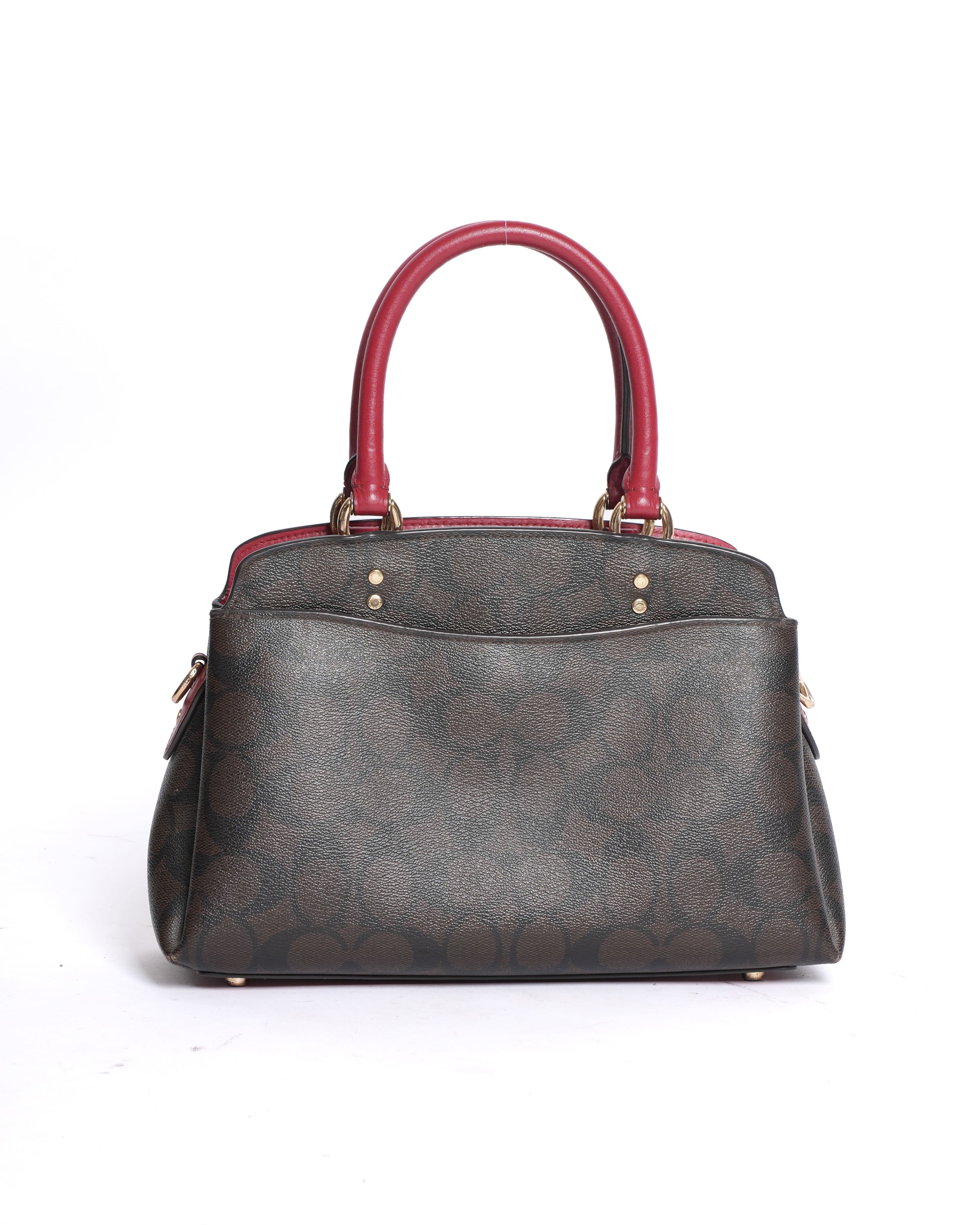 Coach Monogram Top Handle Bag