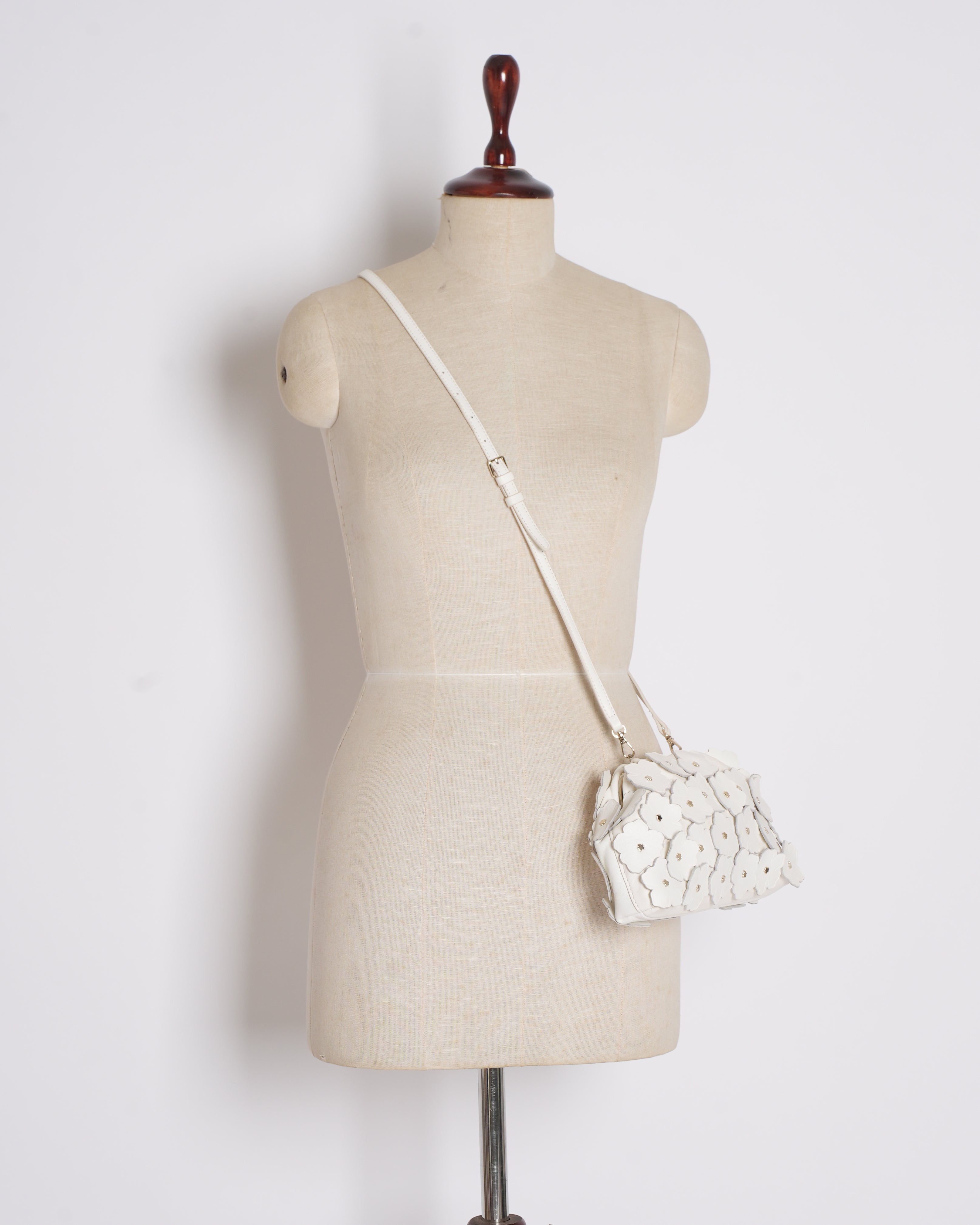 Ted Baker Floral Crossbody Bag In White