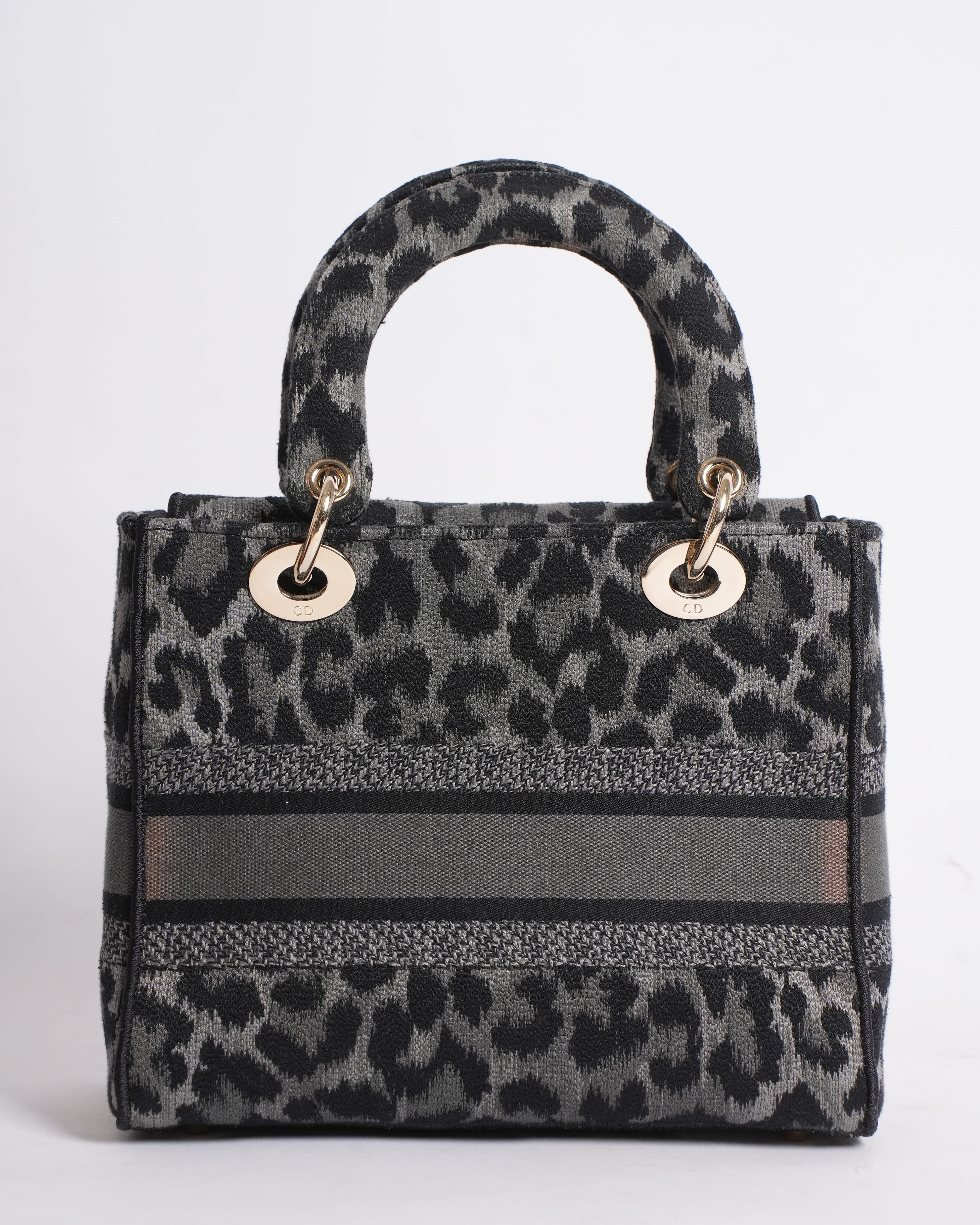 New Christian Dior 2021 Medium Mizza Lady Dior Bag