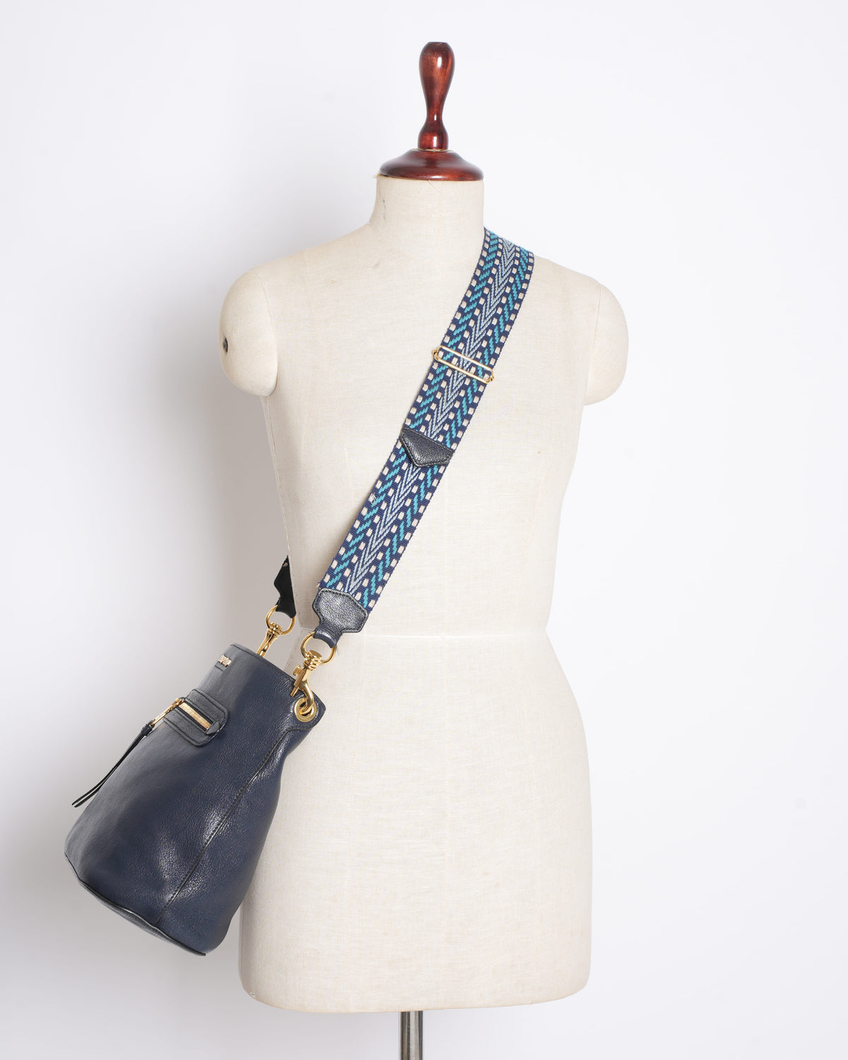 Miu Miu Madras Leather Shoulder Bag