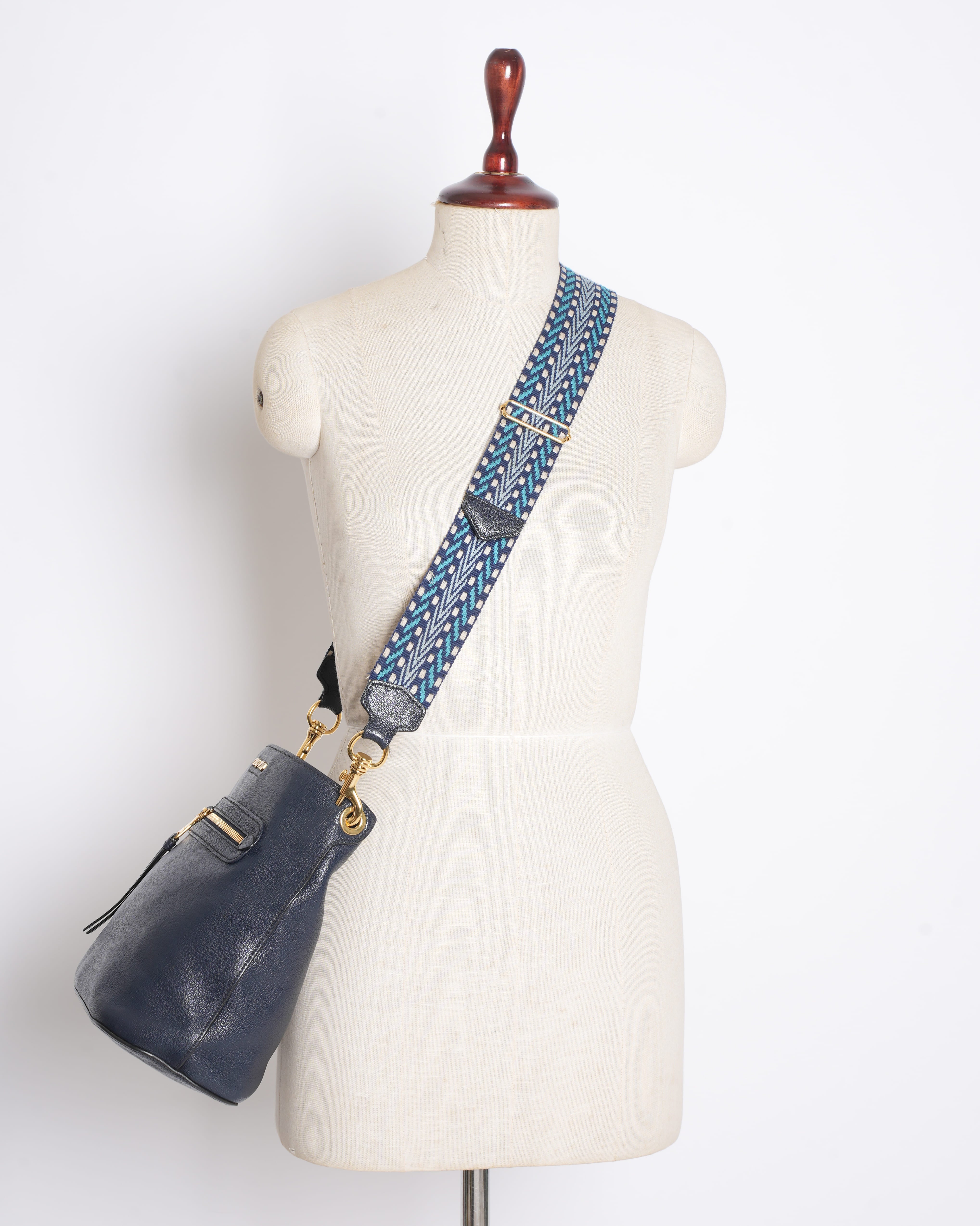 Miu Miu Madras Leather Shoulder Bag
