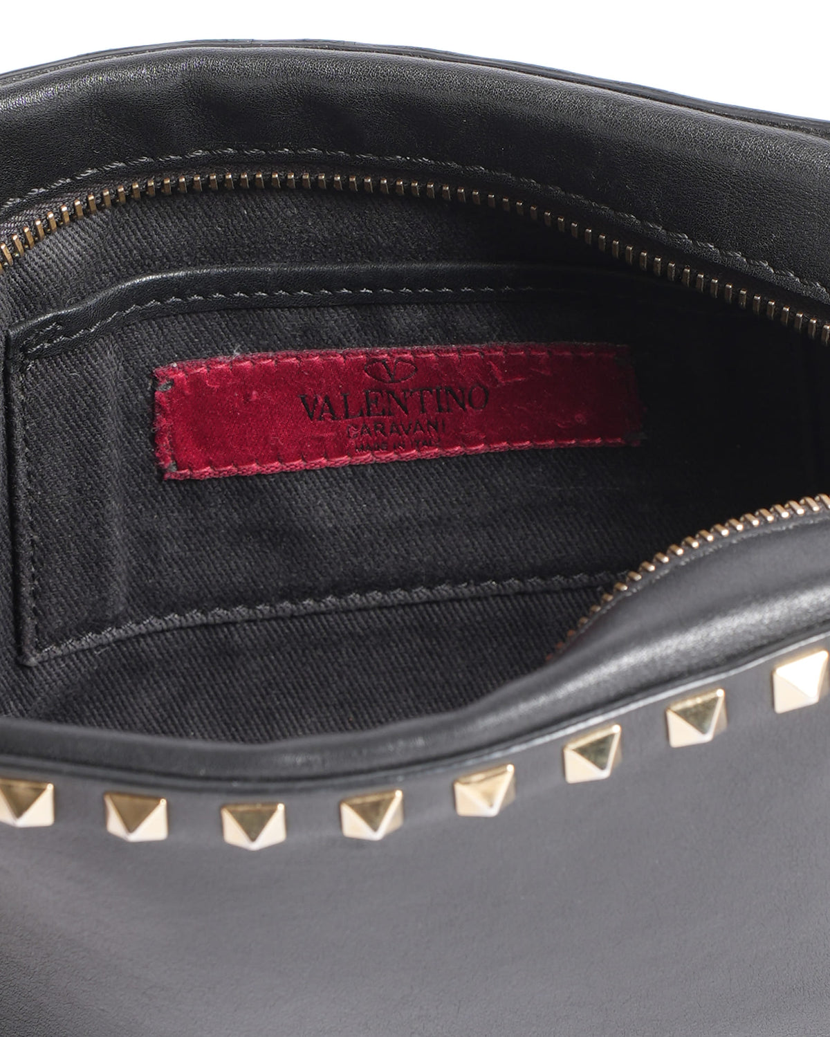 Valentino Garavani Stud Crossbody In Black