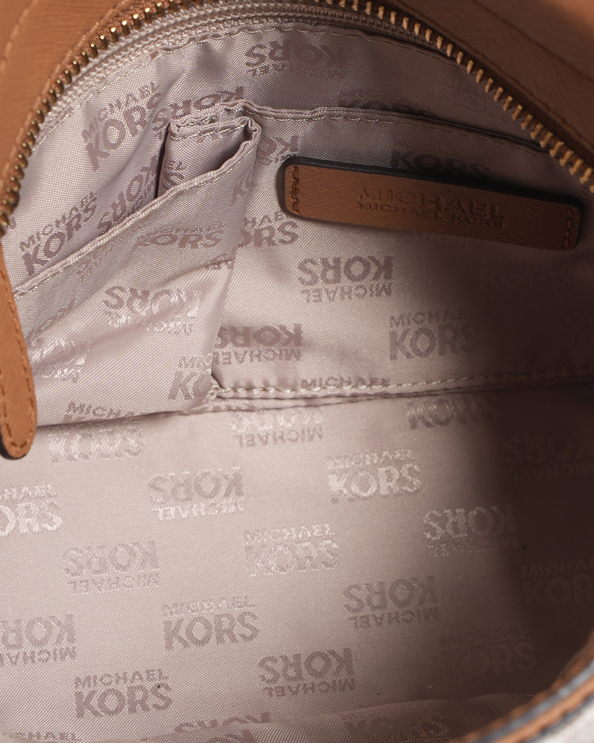 Michael Kors Signature Monogram Crossbody Bag