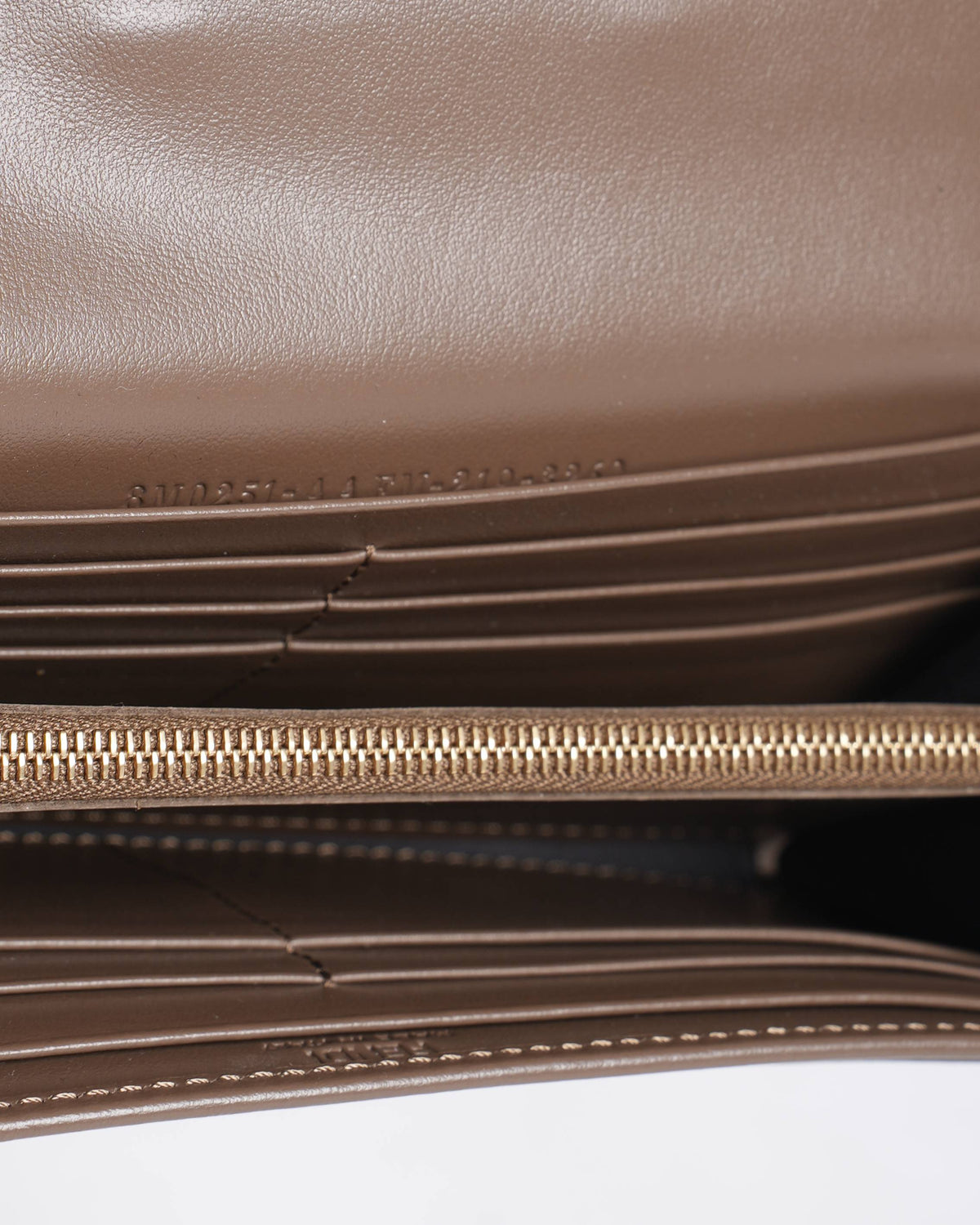 New Fendi Brown leather wallet