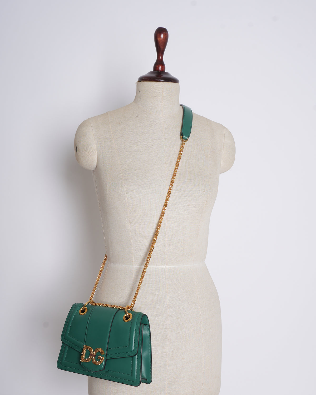 New Dolce & Gabbana Small Amore Calfskin Bag