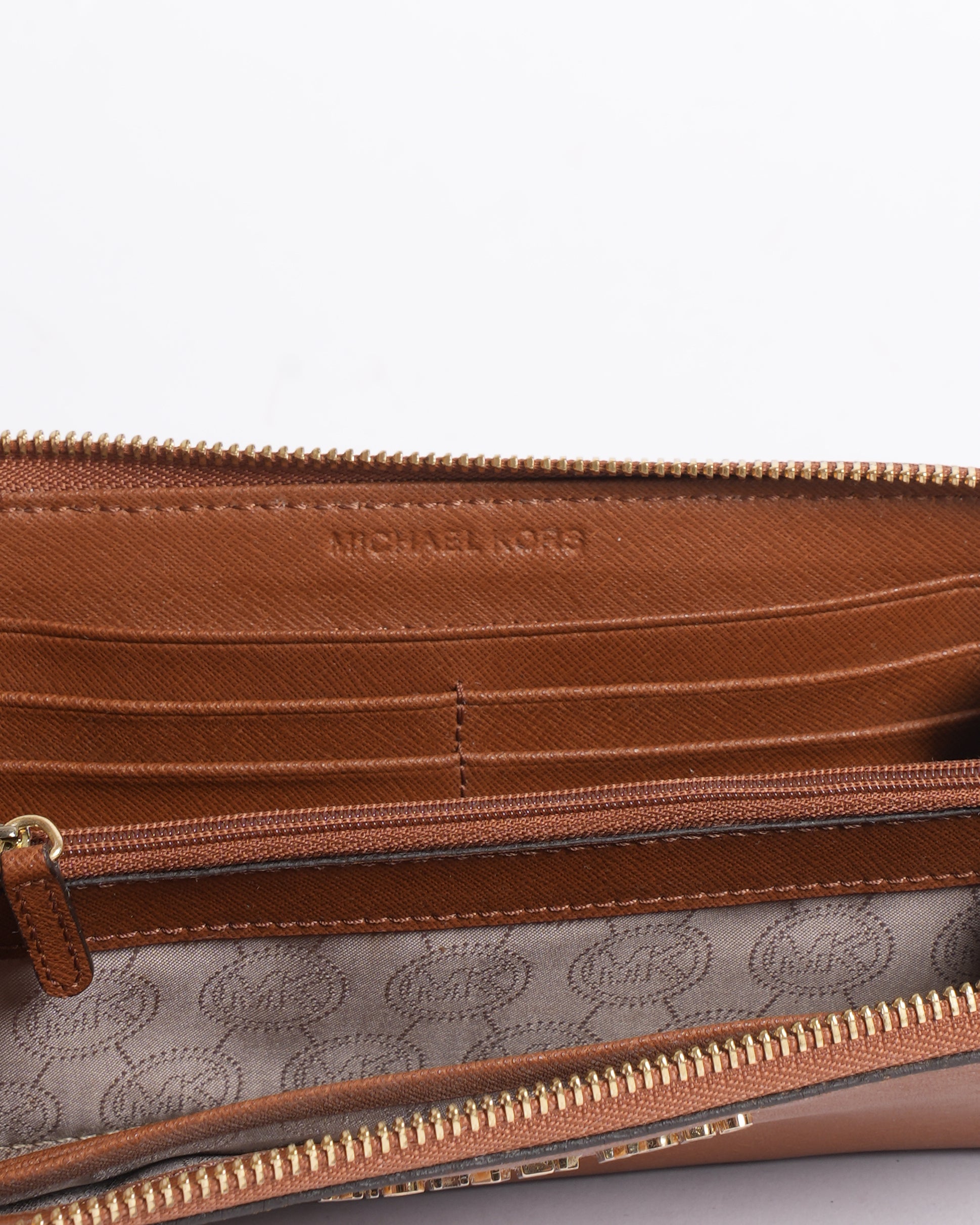 Michael kors Zip Around Wallet In Brown