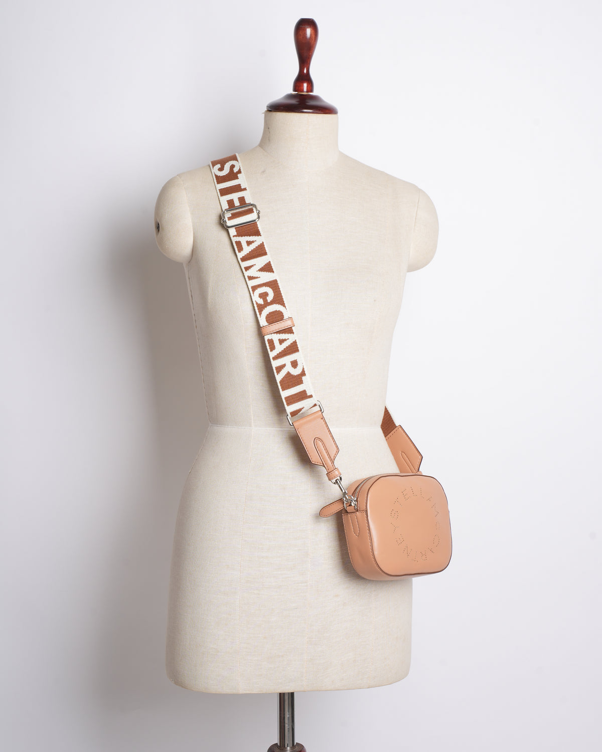 Stella McCartney logo small camera crossbody bag