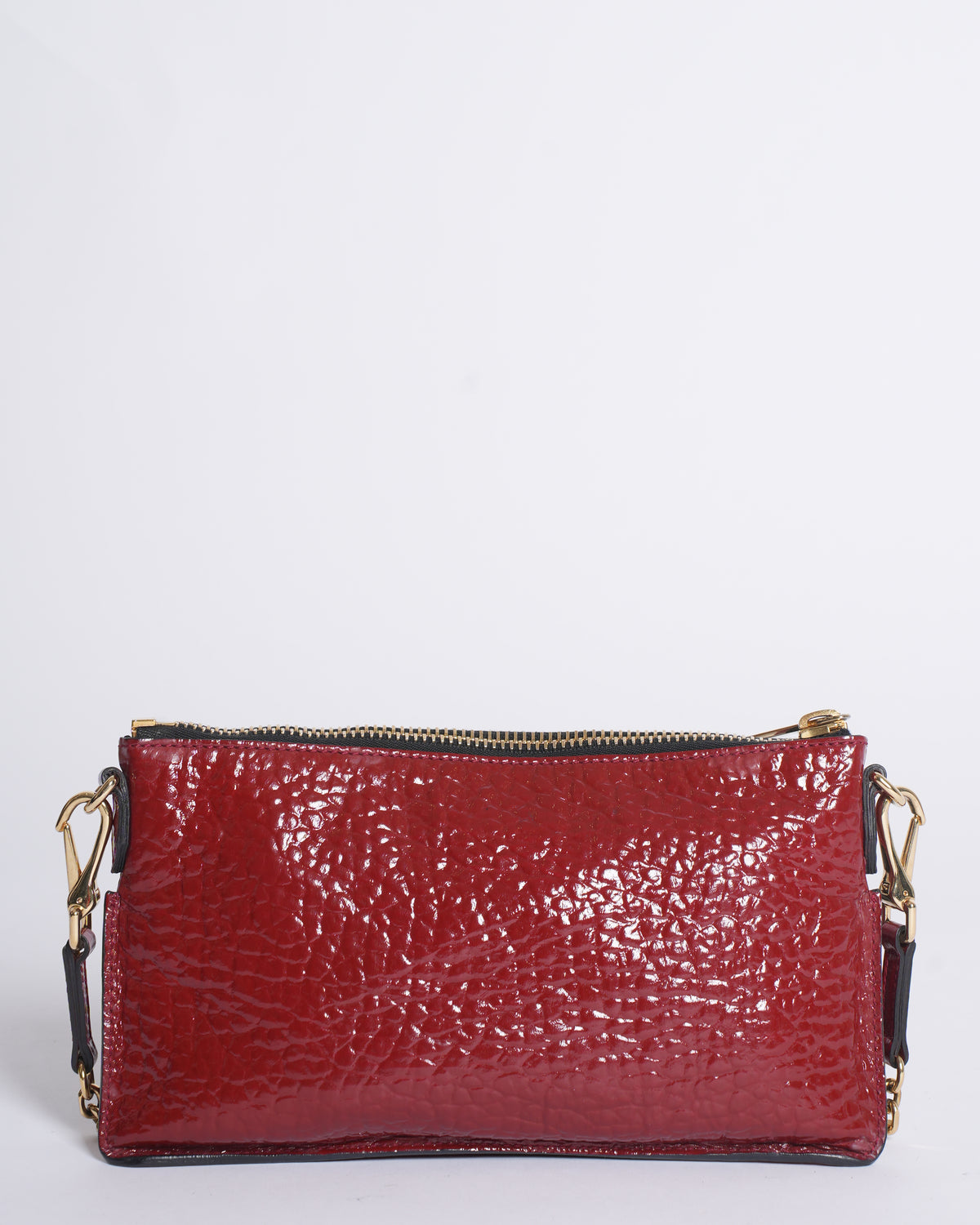 Burberry Pebbled Crossbody Wallet on Chain