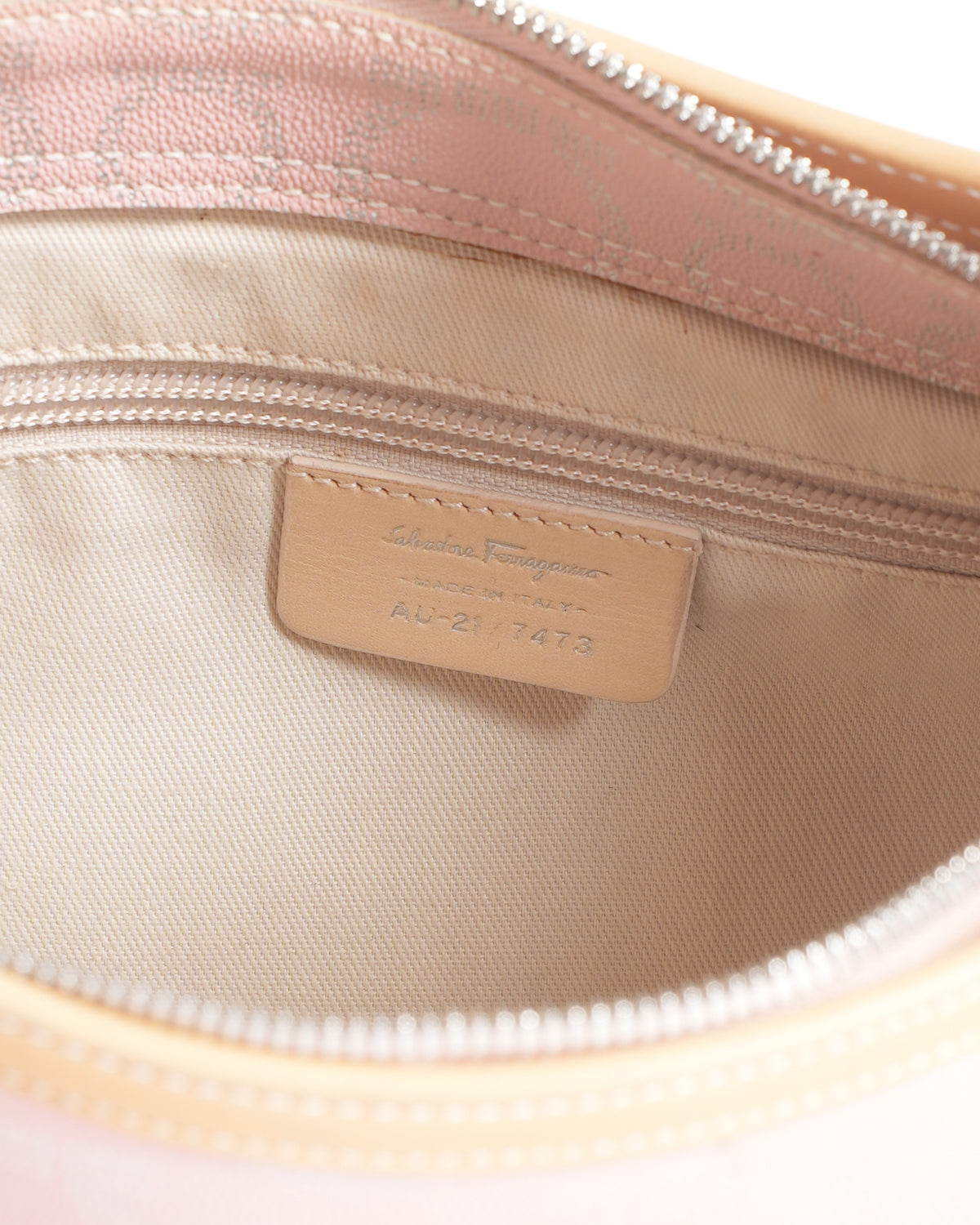 Salvatore ferragamo gancini pink bag