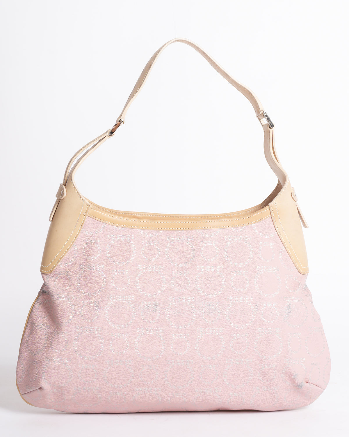Salvatore ferragamo gancini pink bag